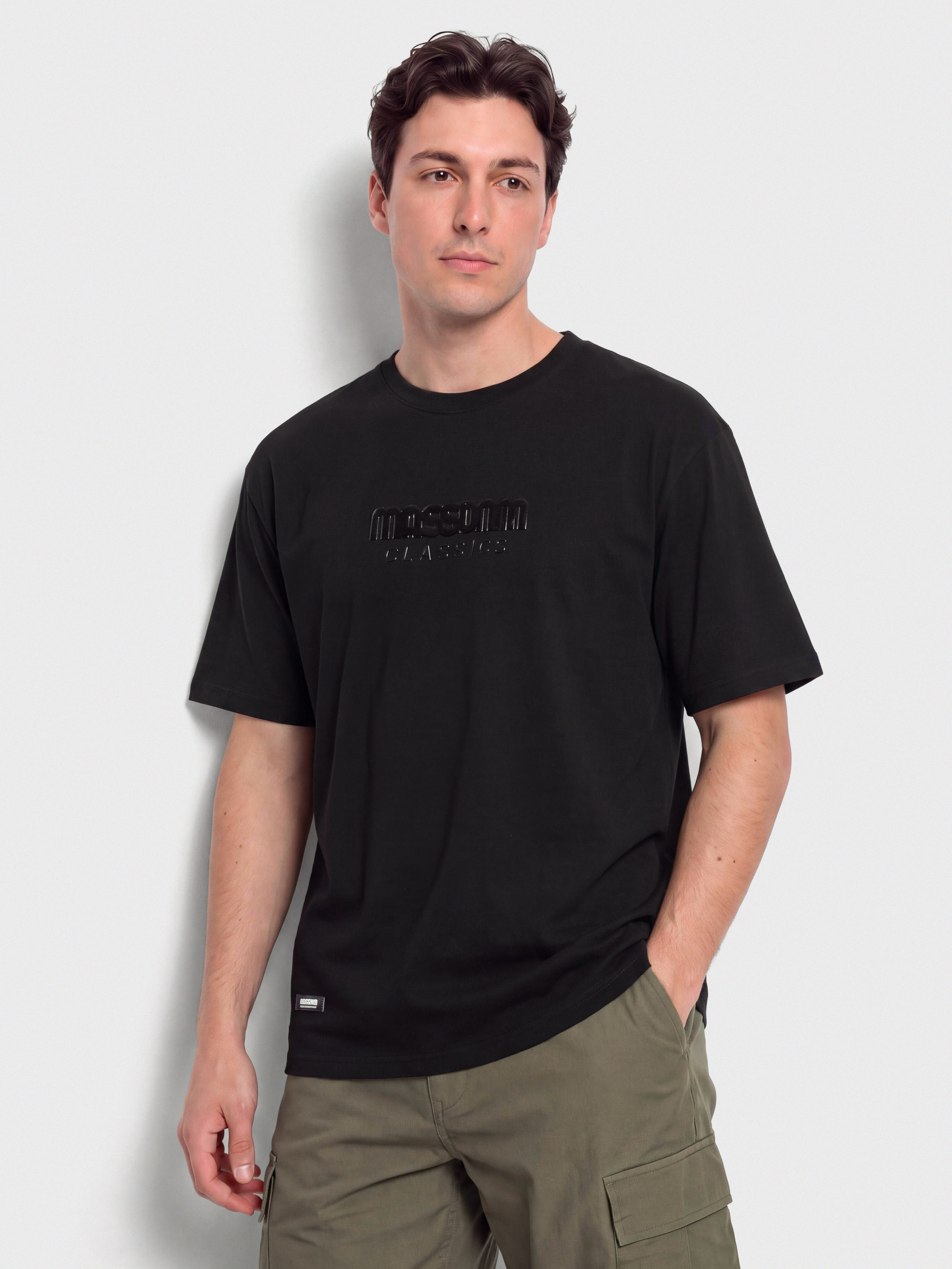 Tricou MassDnm Classics (light black)