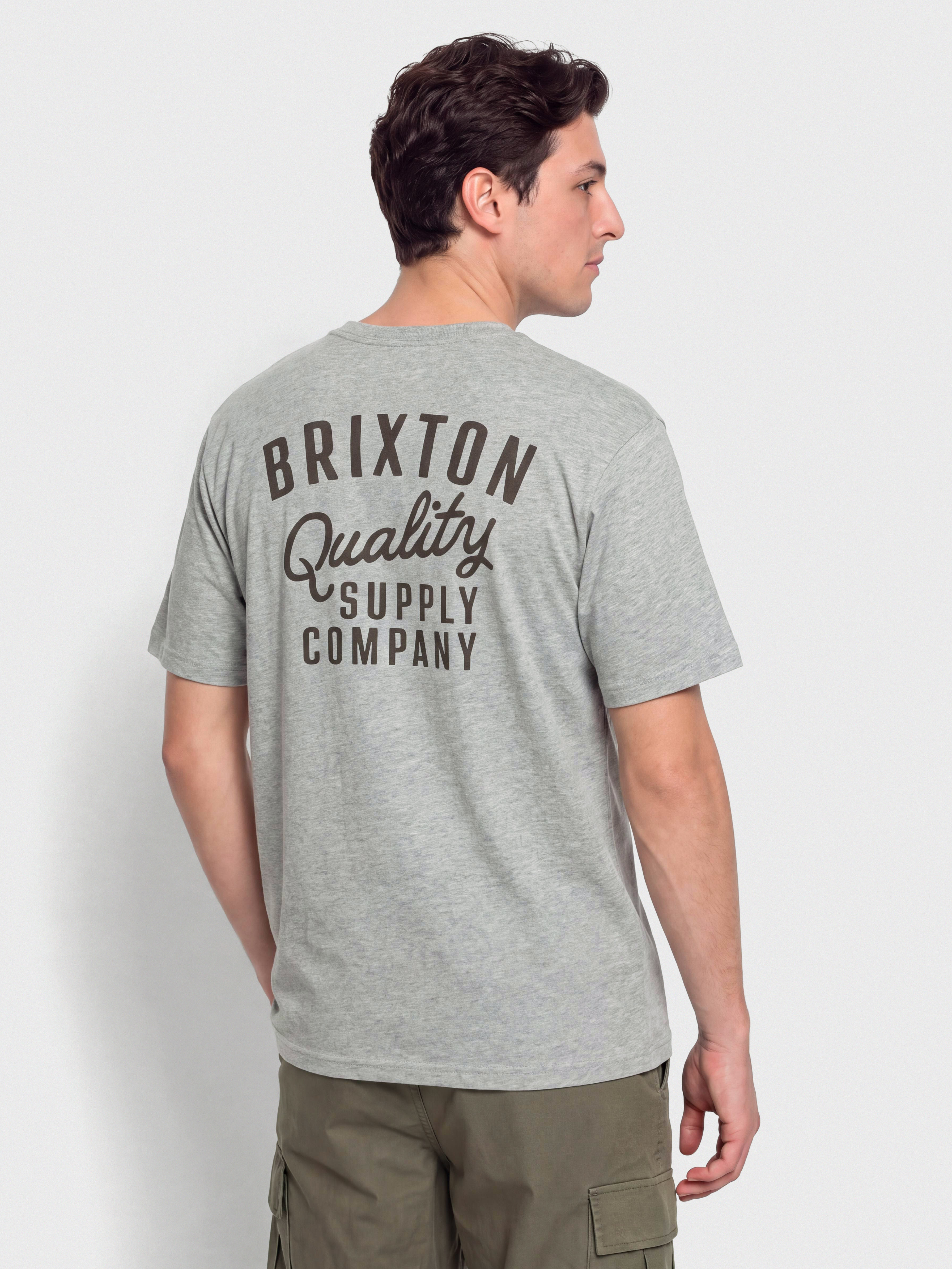 Tricou Brixton Hubal Tlrt (heather grey)