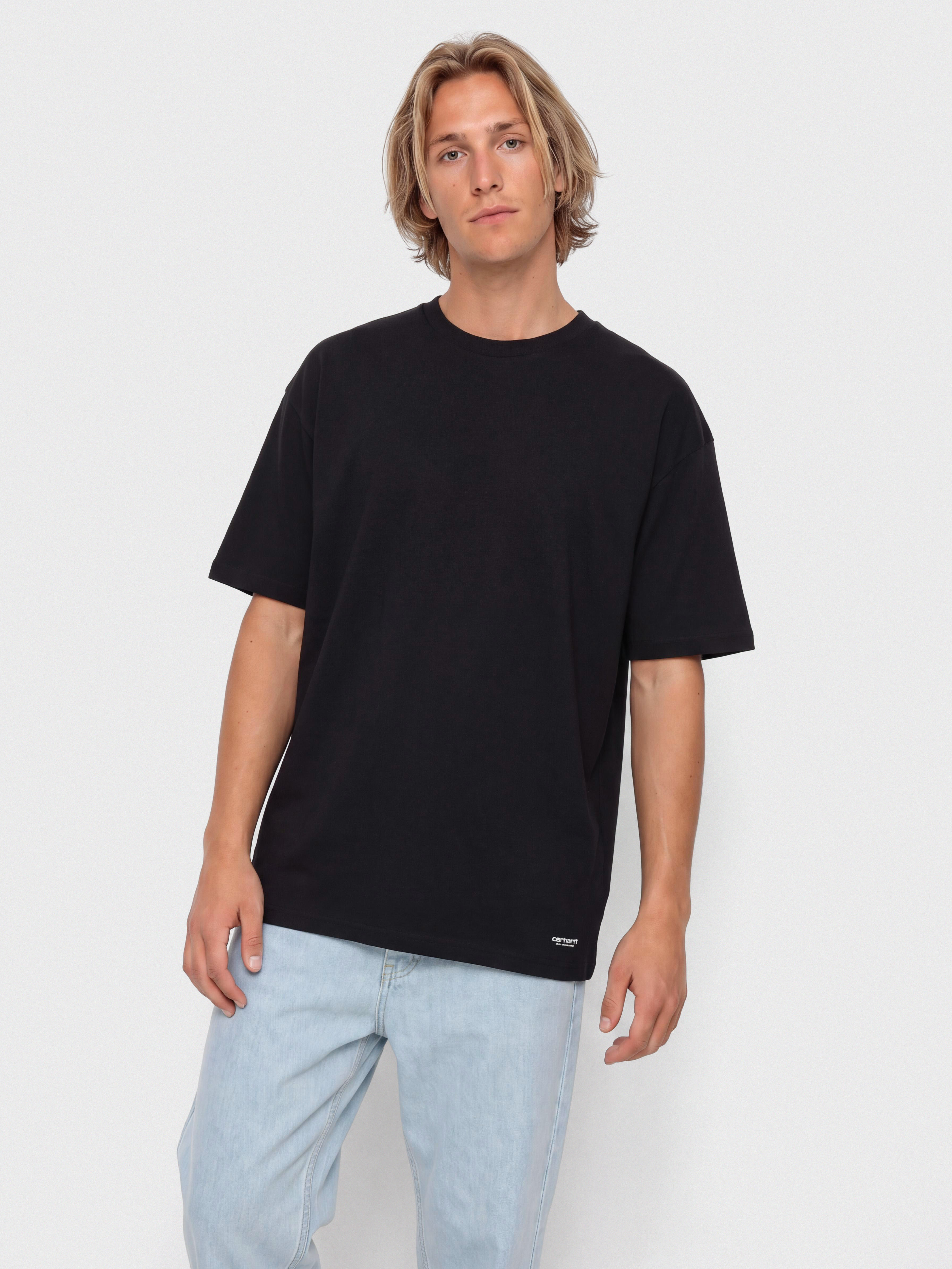 Tricou Carhartt WIP Standard 2 pack (black/black)