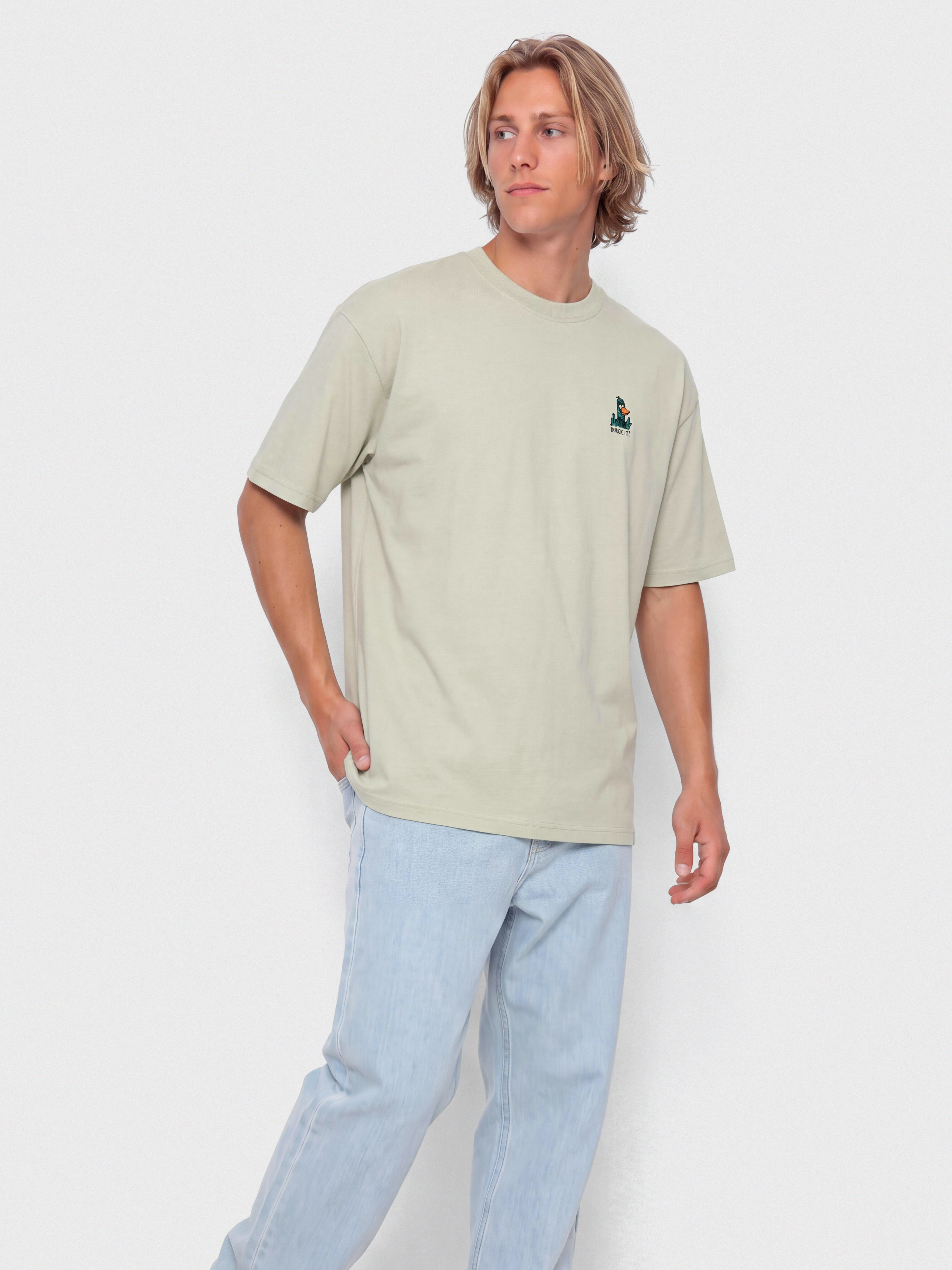 Tricou Iriedaily What The Duck (light sage)
