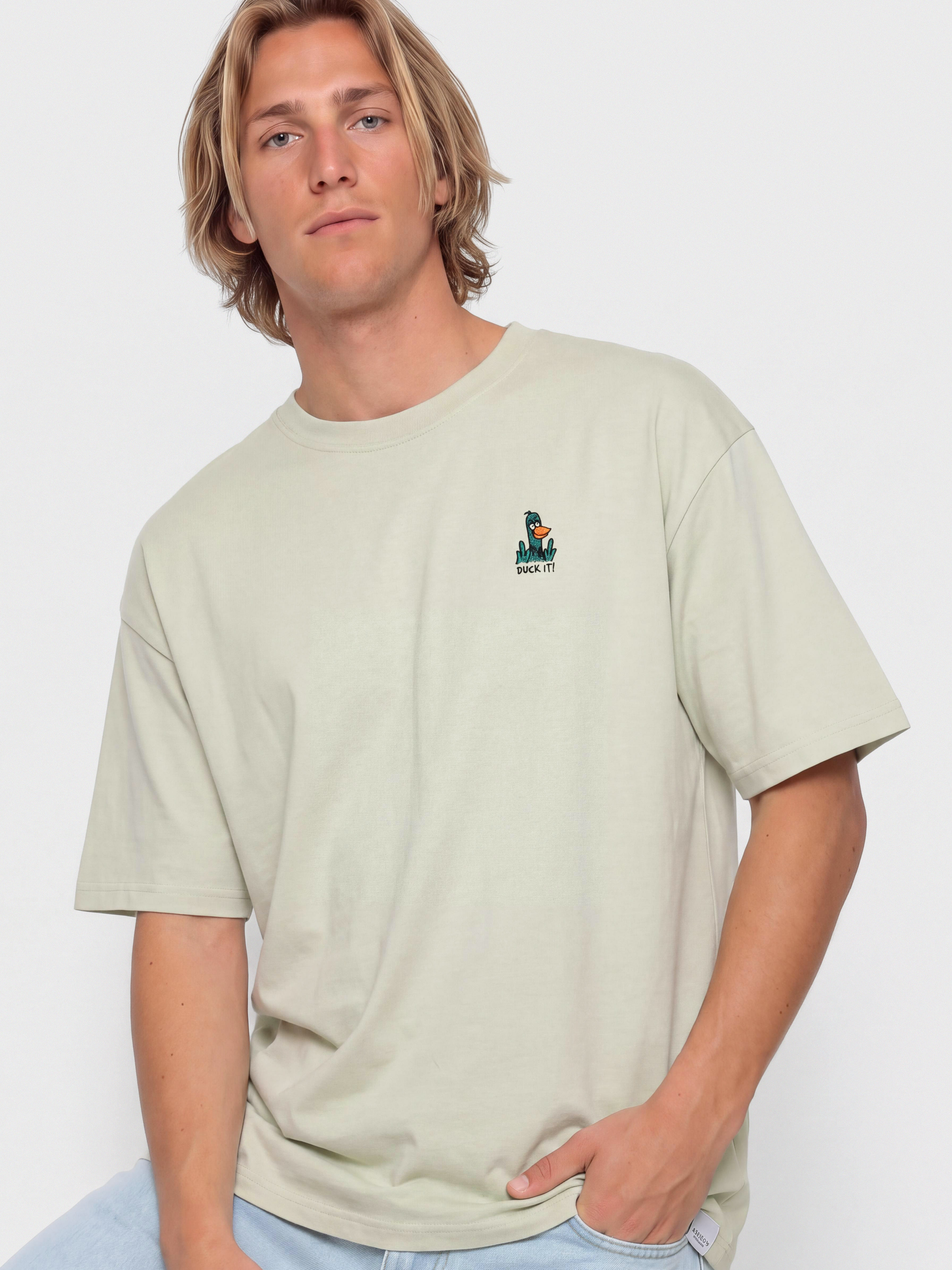 Tricou Iriedaily What The Duck (light sage)