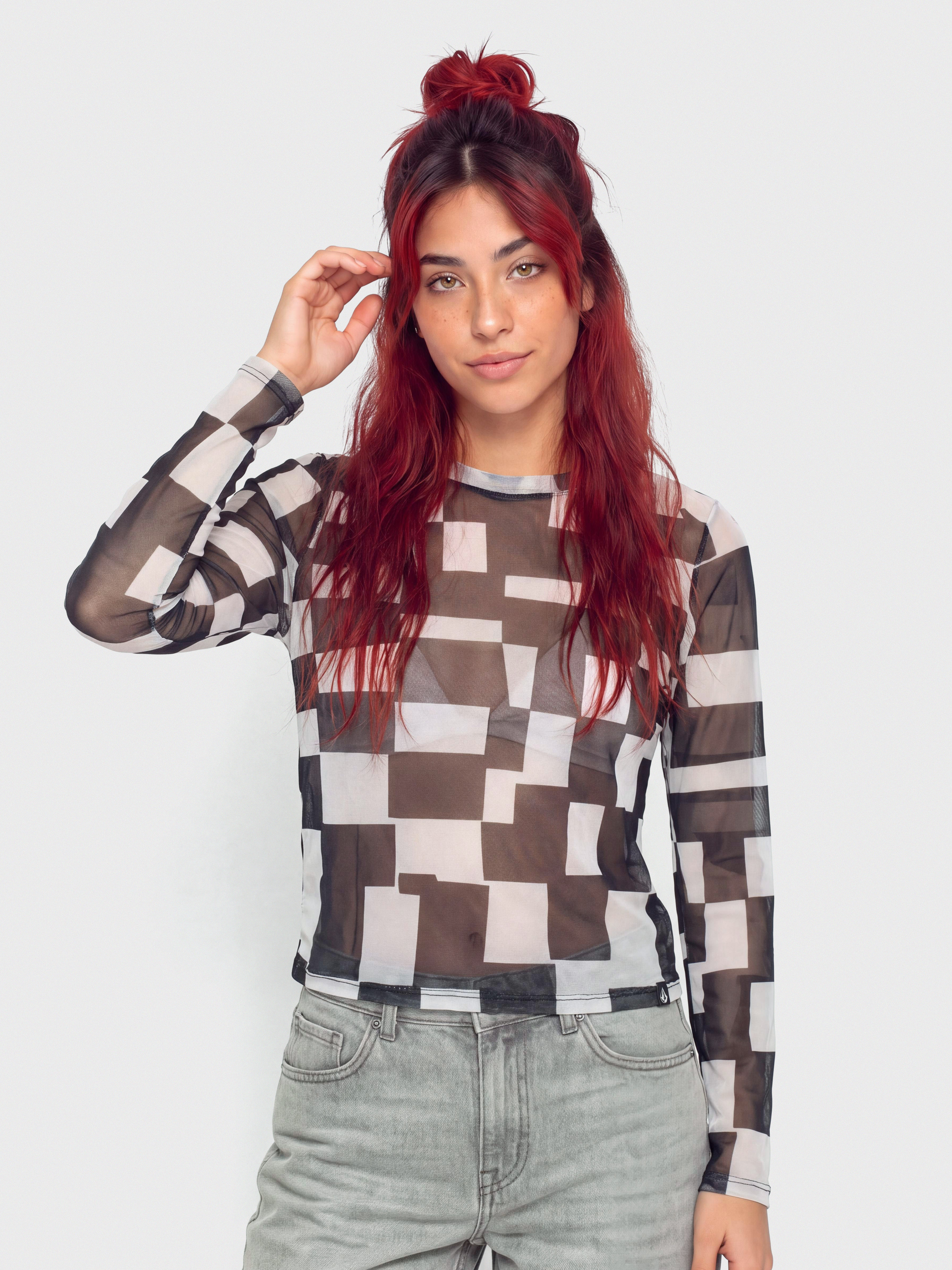 Longsleeve Volcom Fa Carrau Mesh Wmn (white)