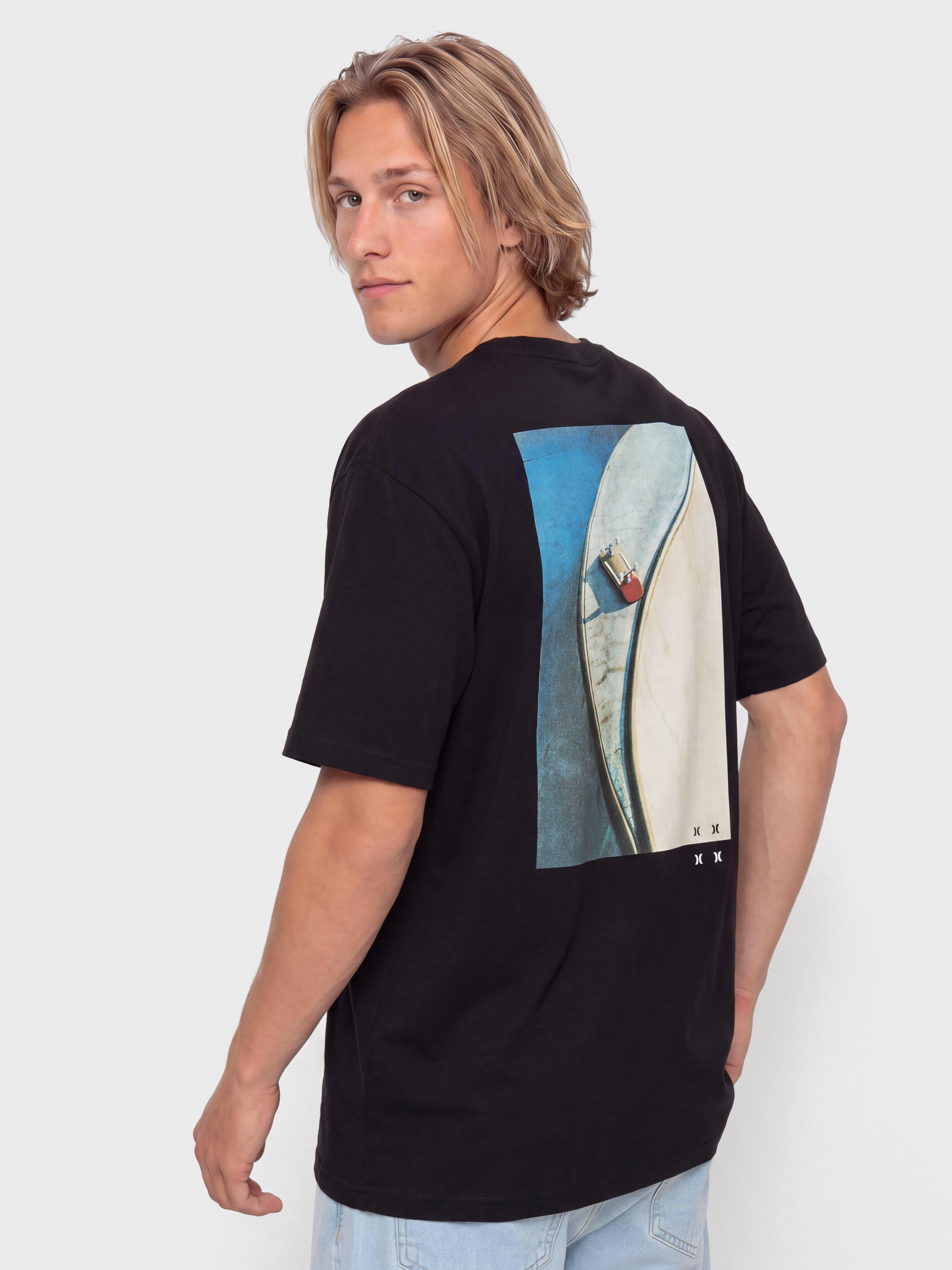 Tricou Hurley Bcnk8 Washed (black)