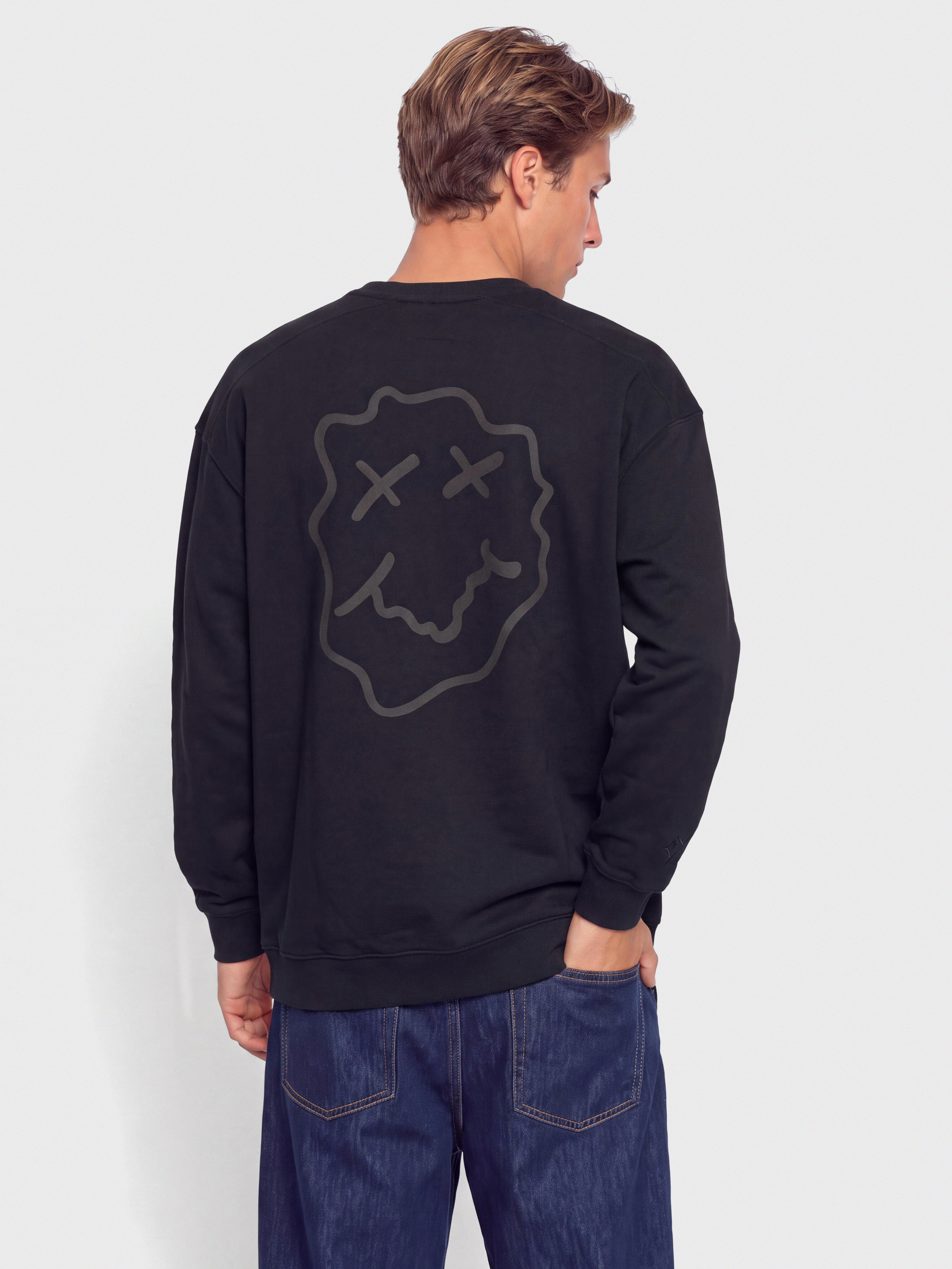 Hanorac Hurley Smile Crew (black)