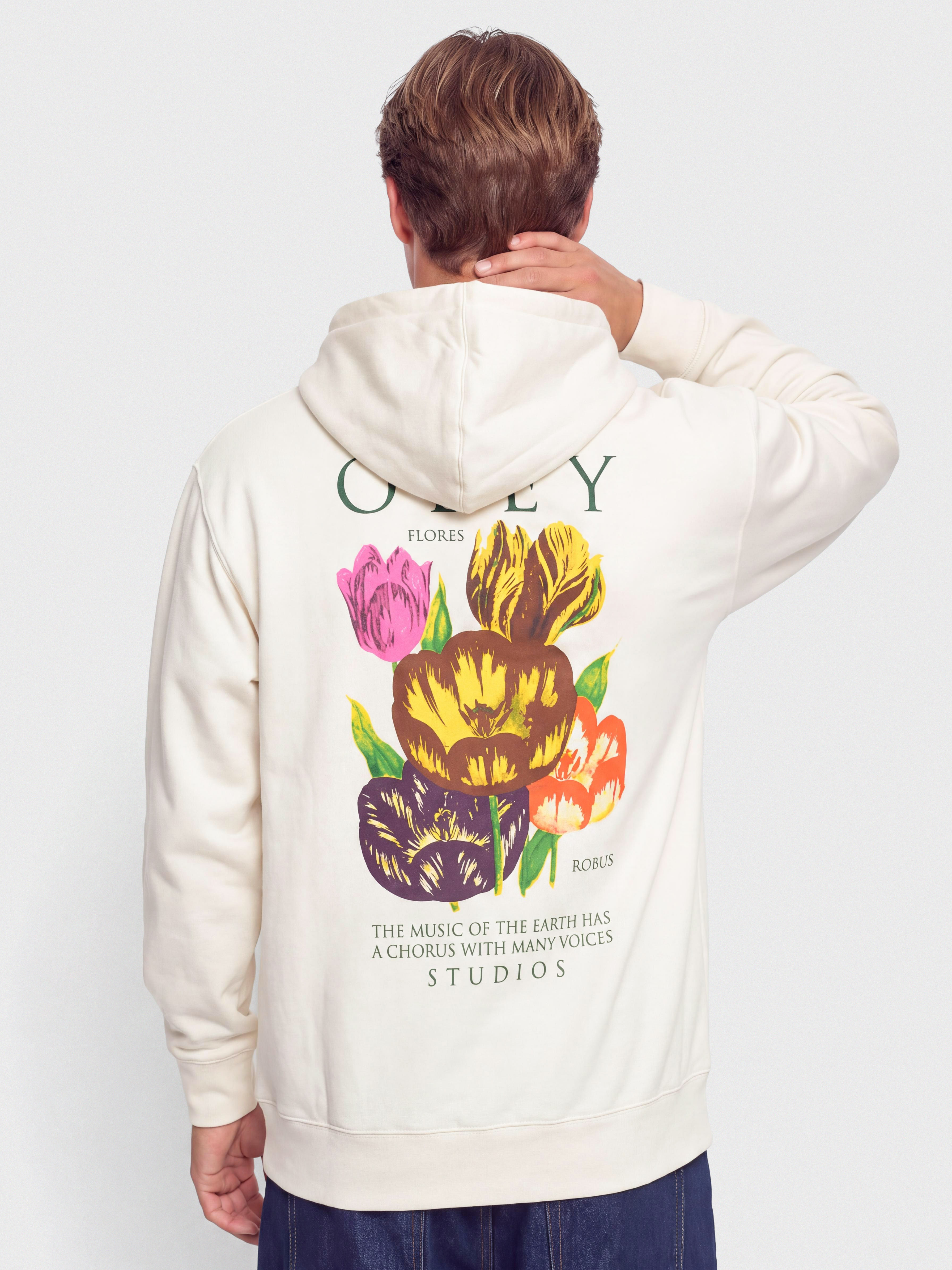 Hanorac OBEY Flores Robus (unbleached)