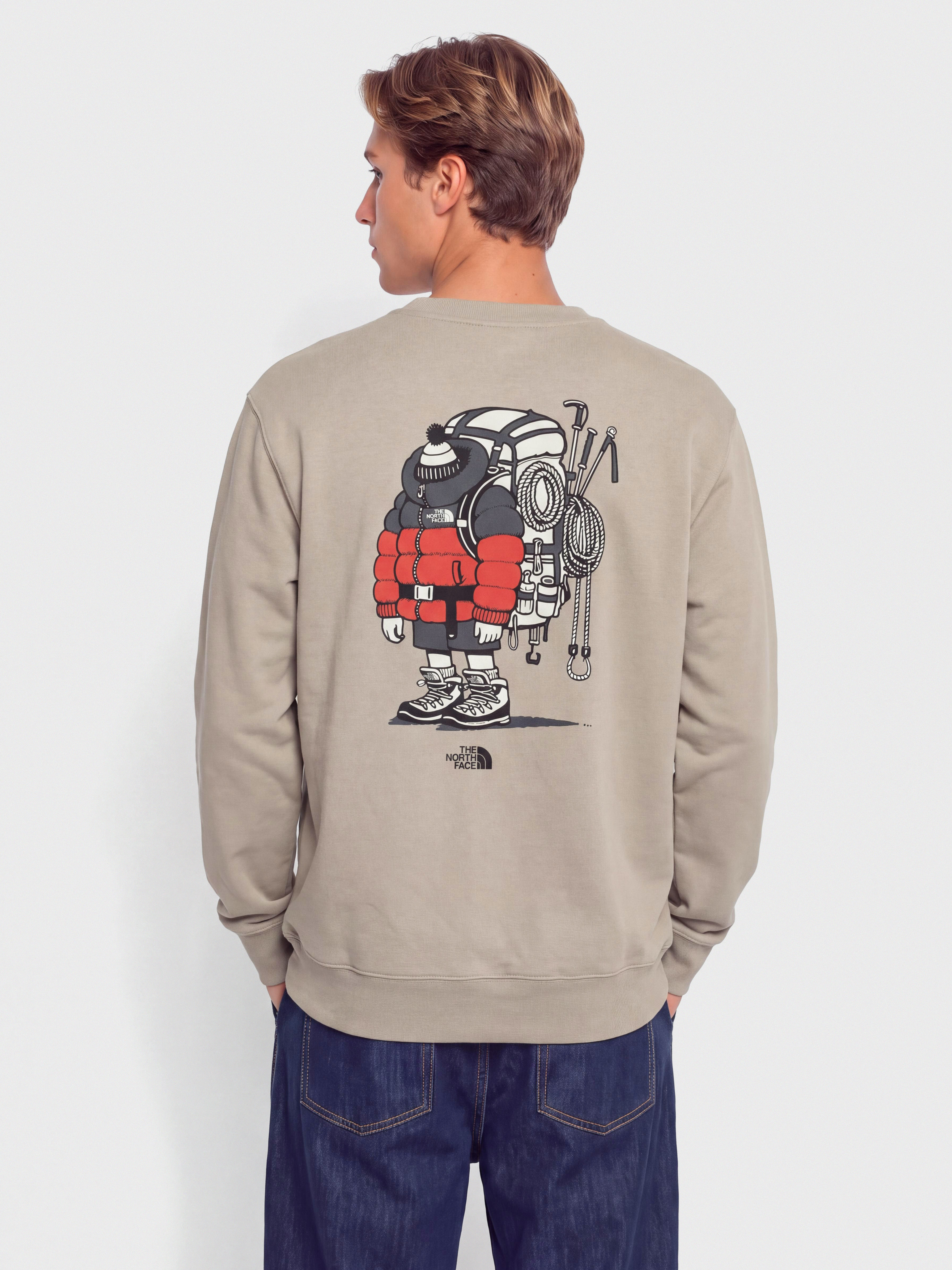 Hanorac The North Face Gear Up Get Out Relaxed (stone slab)