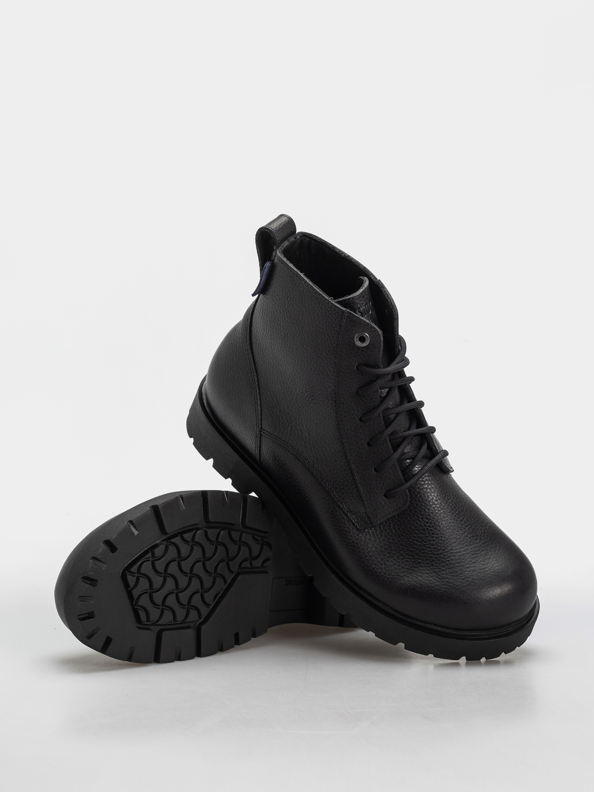 Pantofi Birkenstock Highwood Mid Waterproof Leather Regular (black)