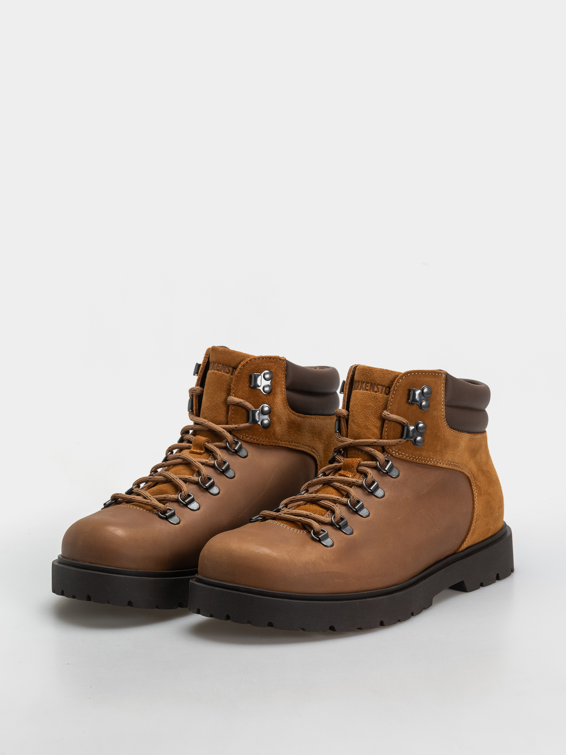 Pantofi Birkenstock Jackson 2.0 Nubuck Suede Leather Regular (cognac)