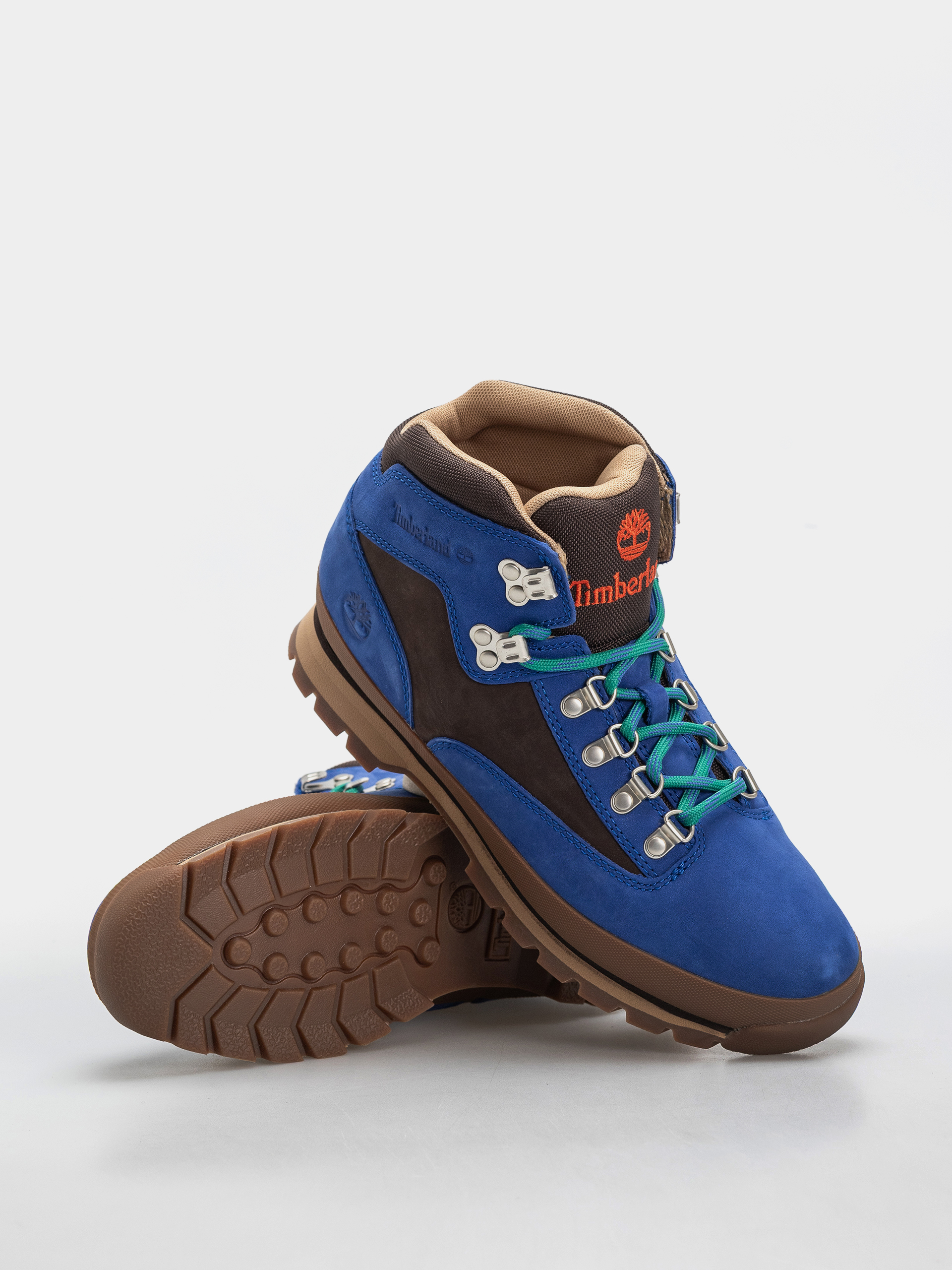 Pantofi de iarnă Timberland Euro Hiker Mid (bright blue nubuck)
