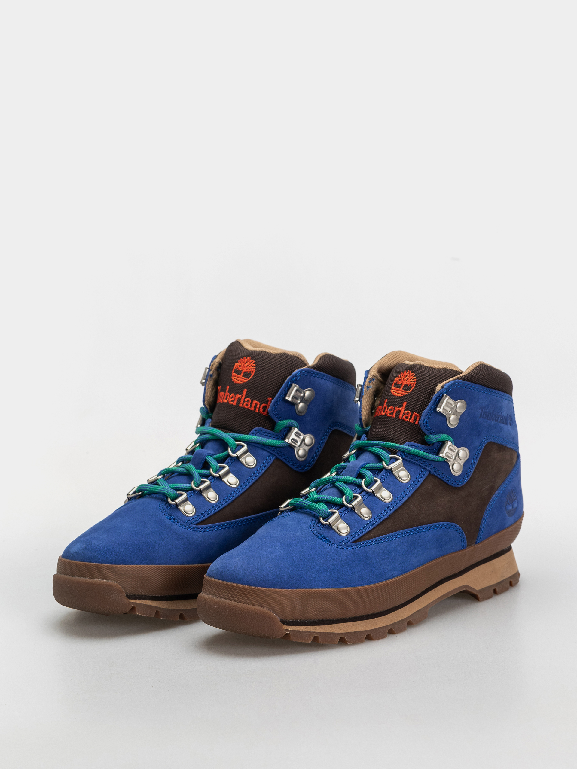 Pantofi de iarnă Timberland Euro Hiker Mid (bright blue nubuck)