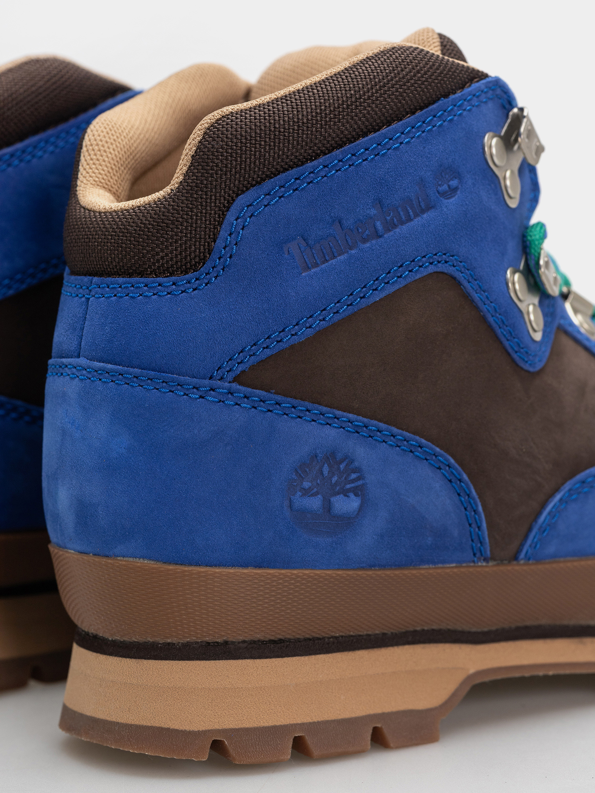 Pantofi de iarnă Timberland Euro Hiker Mid (bright blue nubuck)
