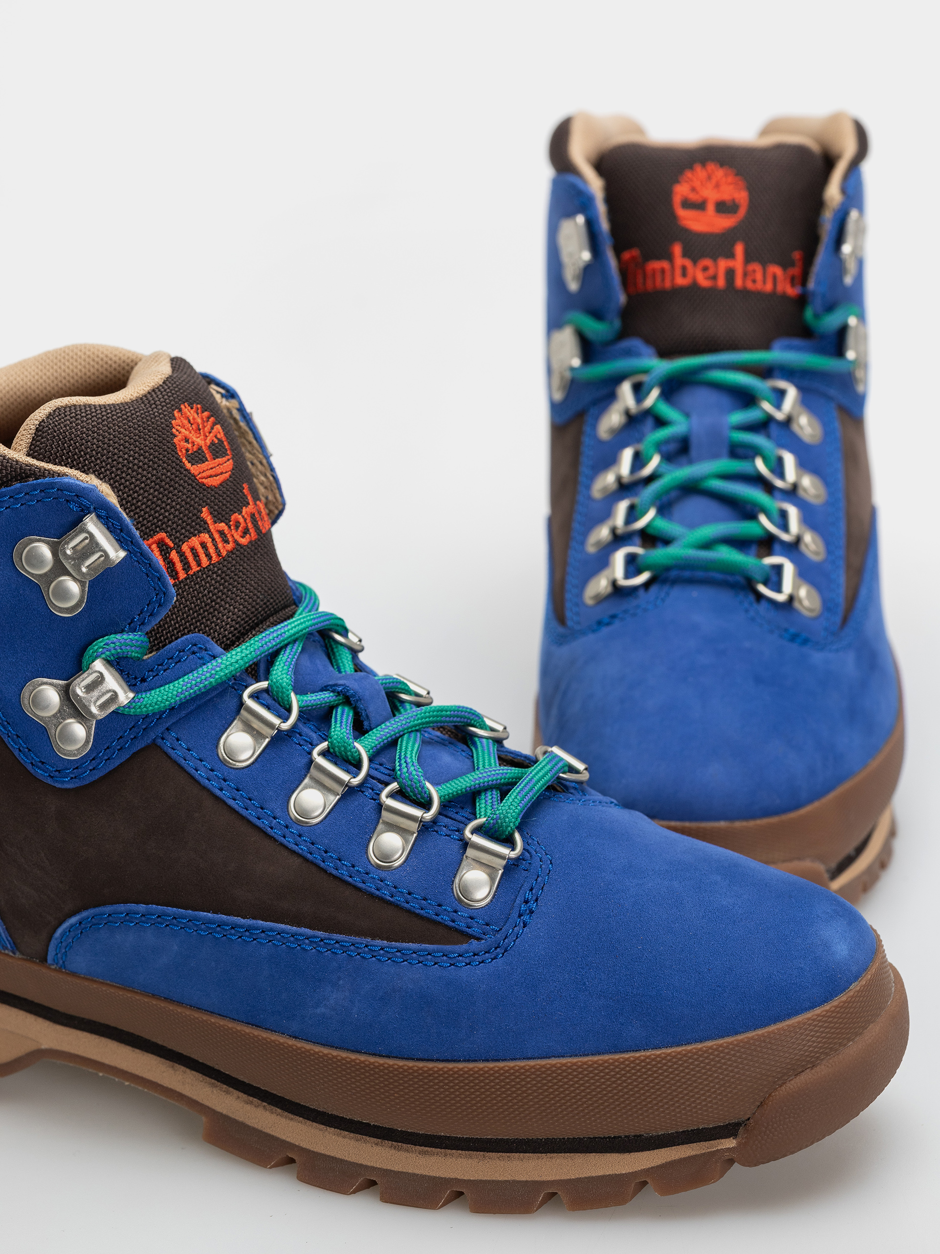 Pantofi de iarnă Timberland Euro Hiker Mid (bright blue nubuck)