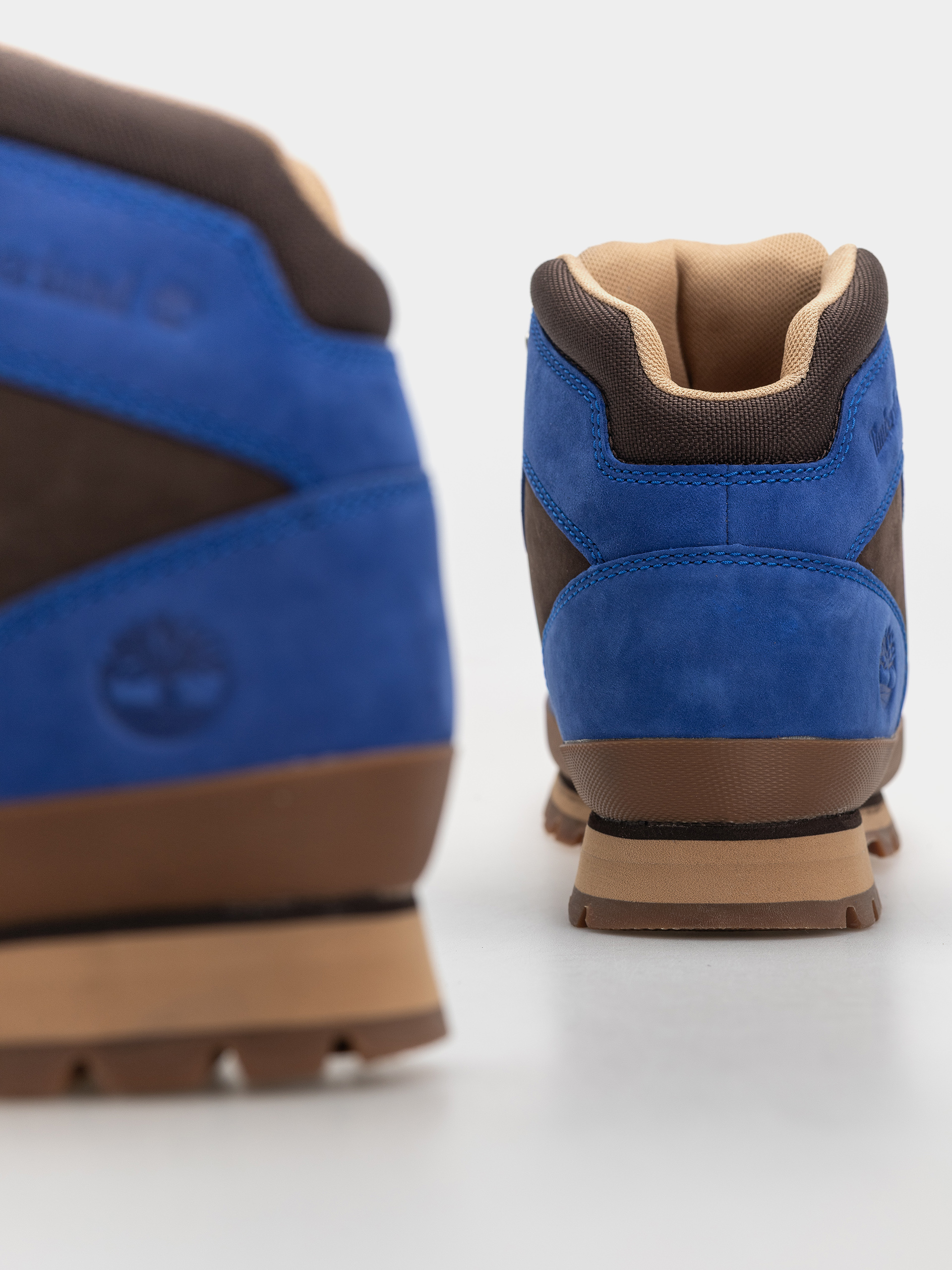 Pantofi de iarnă Timberland Euro Hiker Mid (bright blue nubuck)