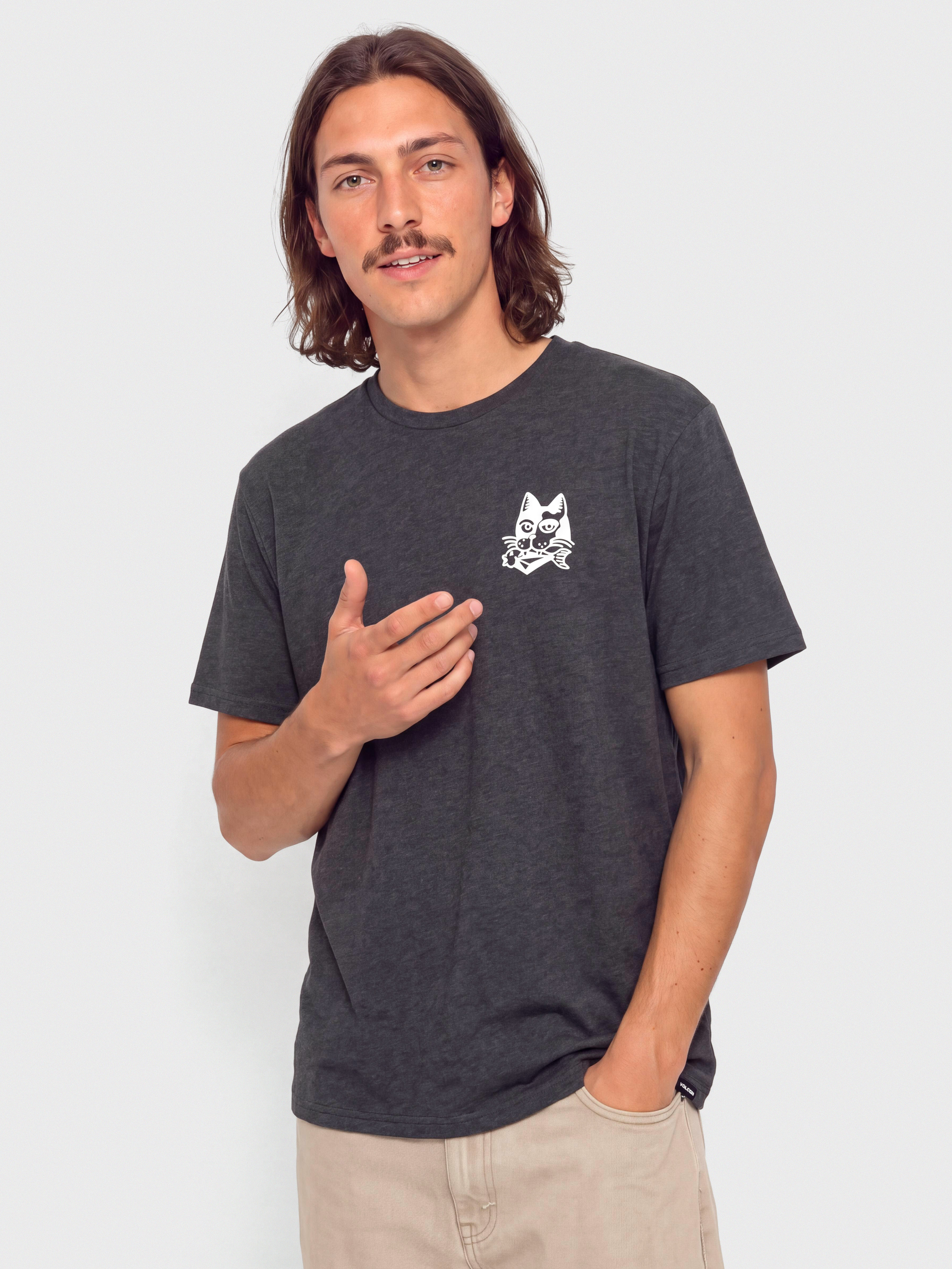 Tricou Volcom Tasty Hth (heather black)