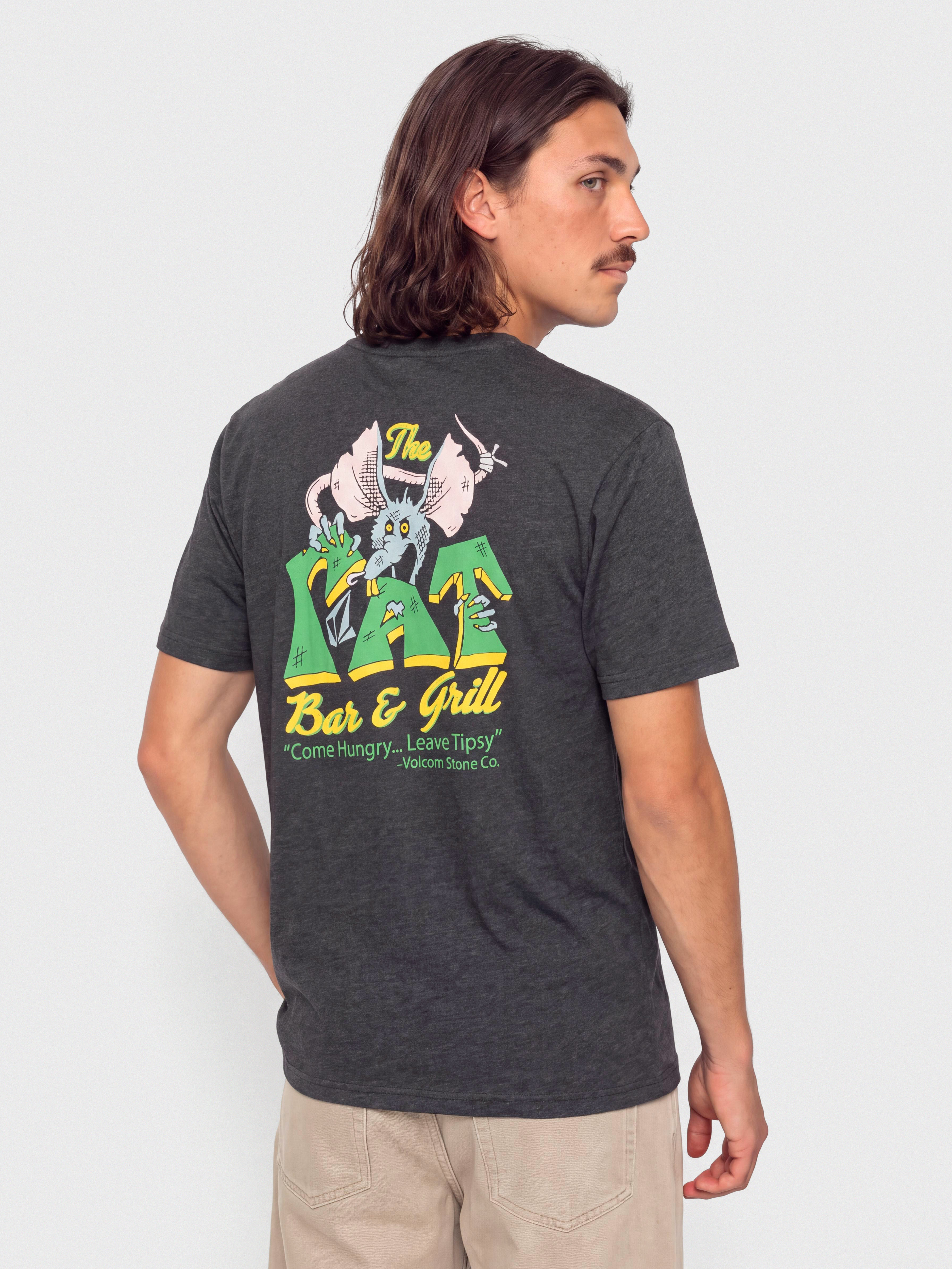 Tricou Volcom Tipsy Rat Hth (heather black)