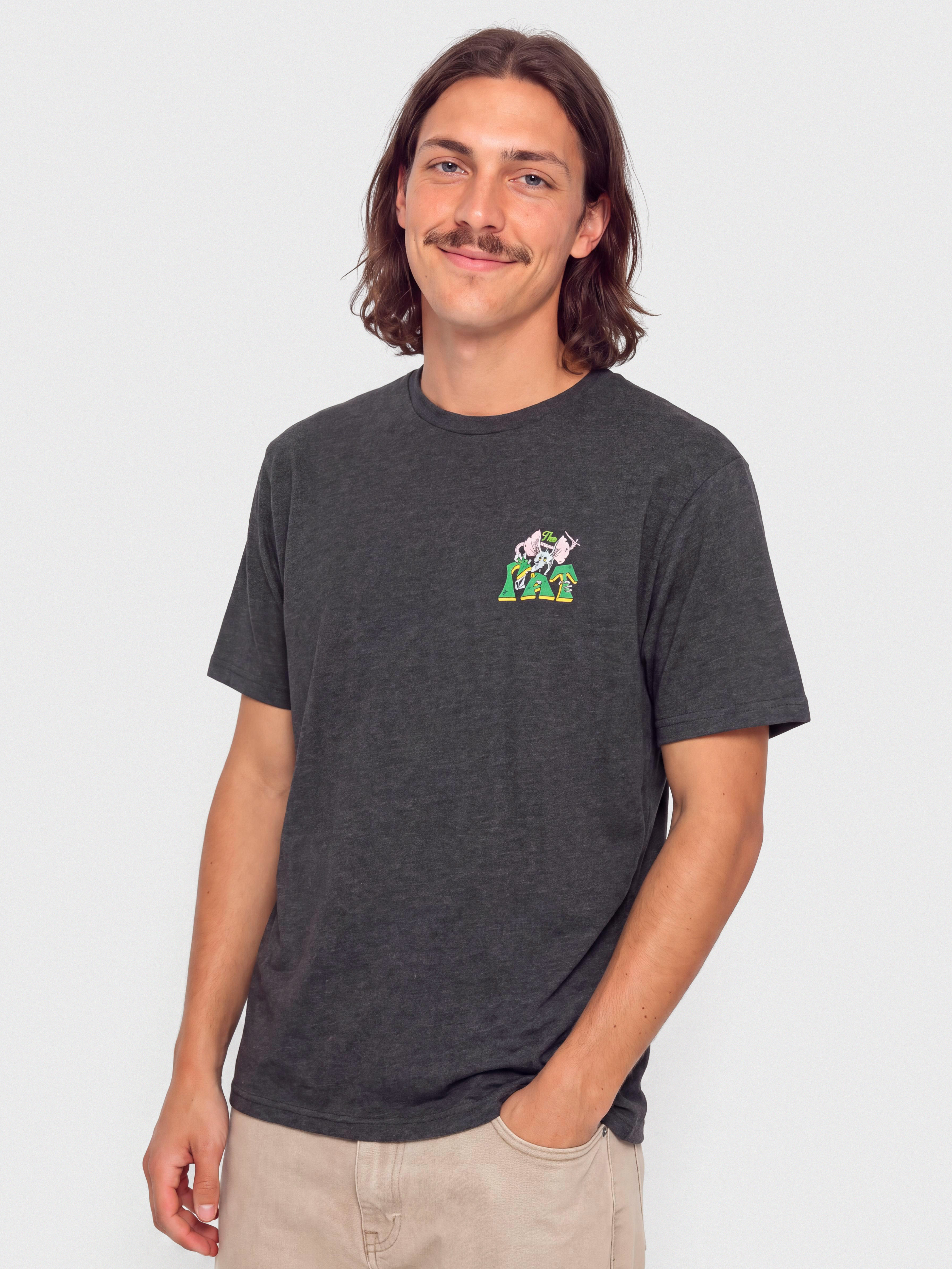 Tricou Volcom Tipsy Rat Hth (heather black)