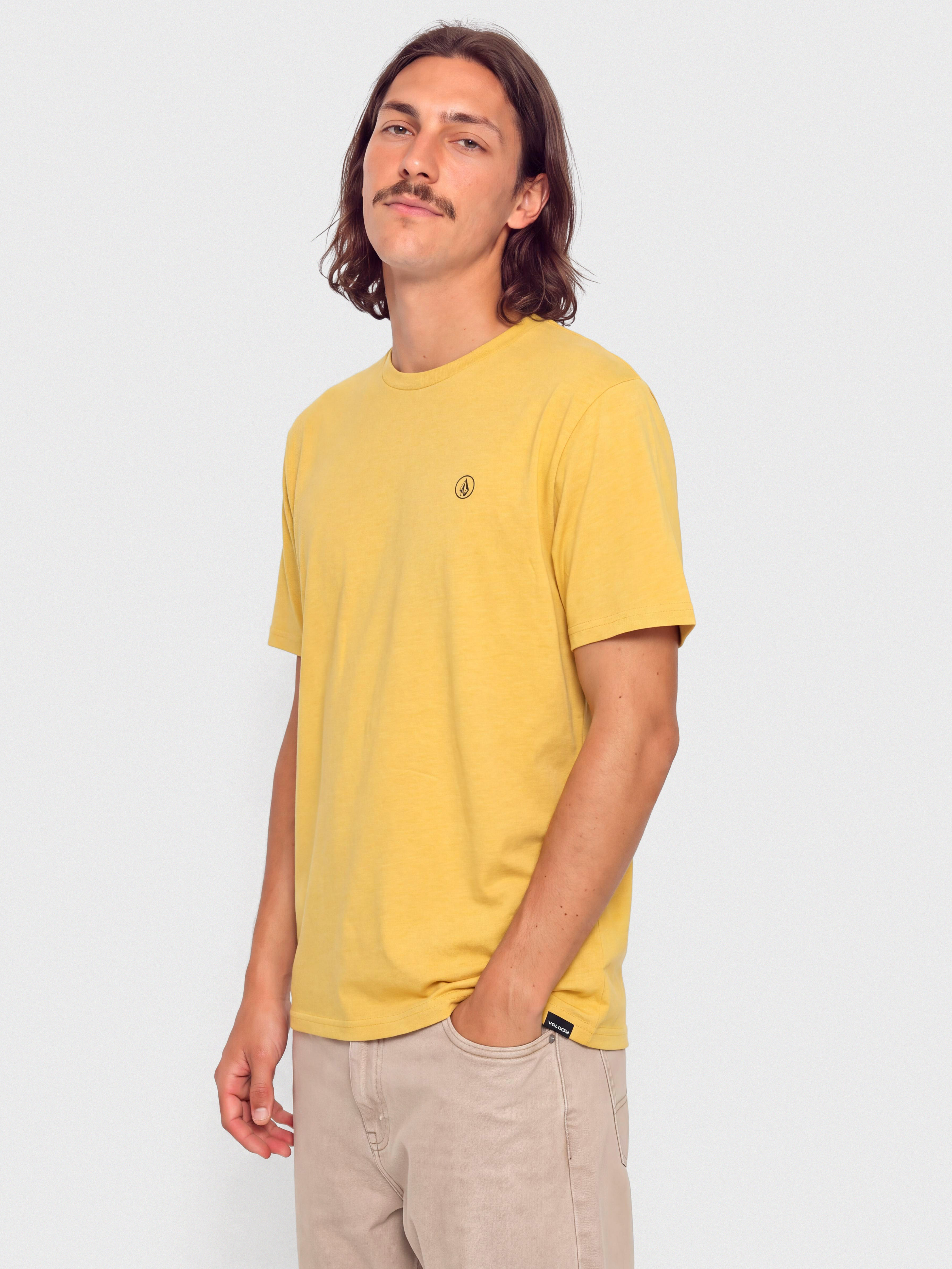 Tricou Volcom Circle Blanks Hth (mustard)