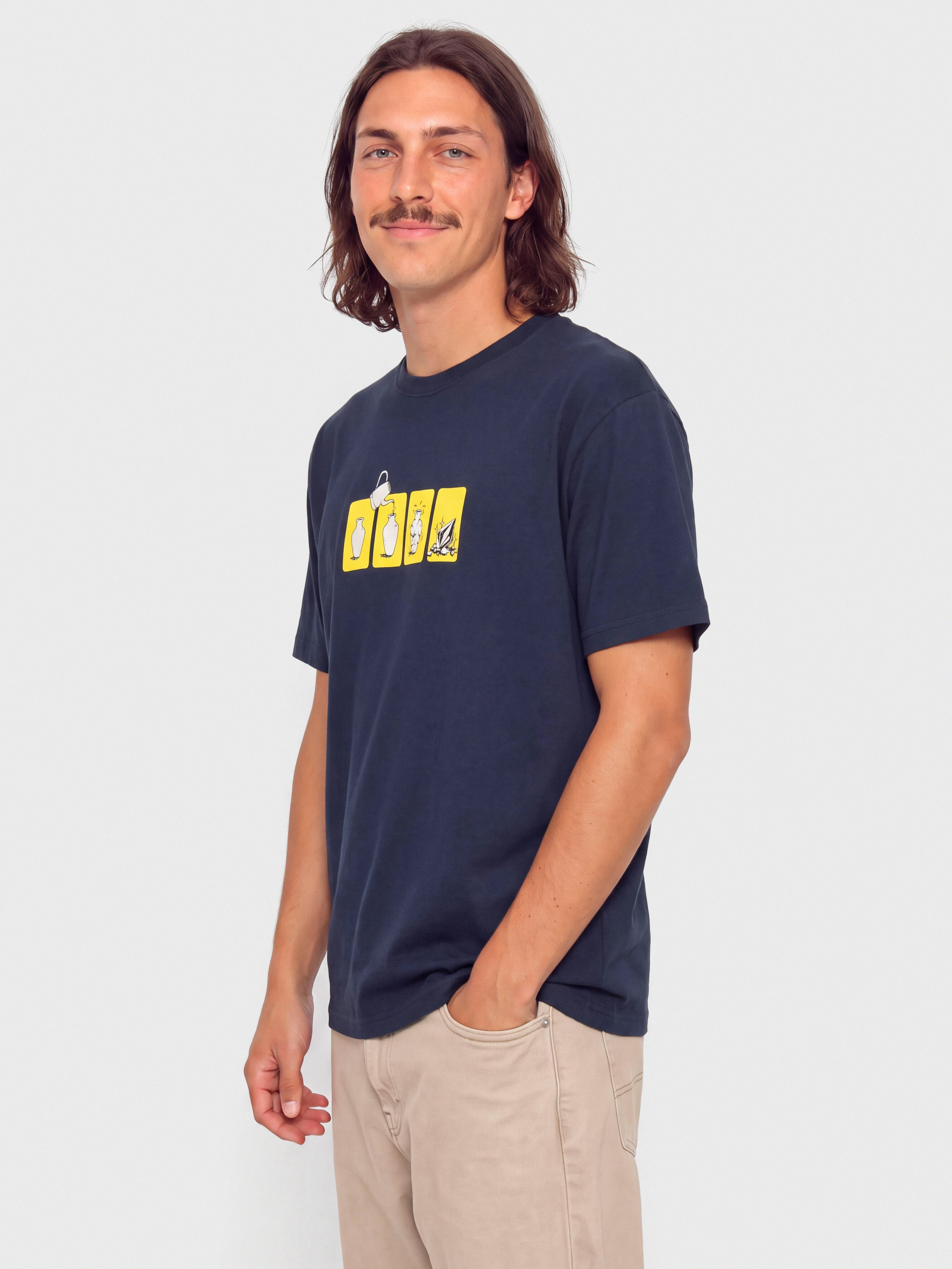 Tricou Volcom Before I Break Lse (marine)