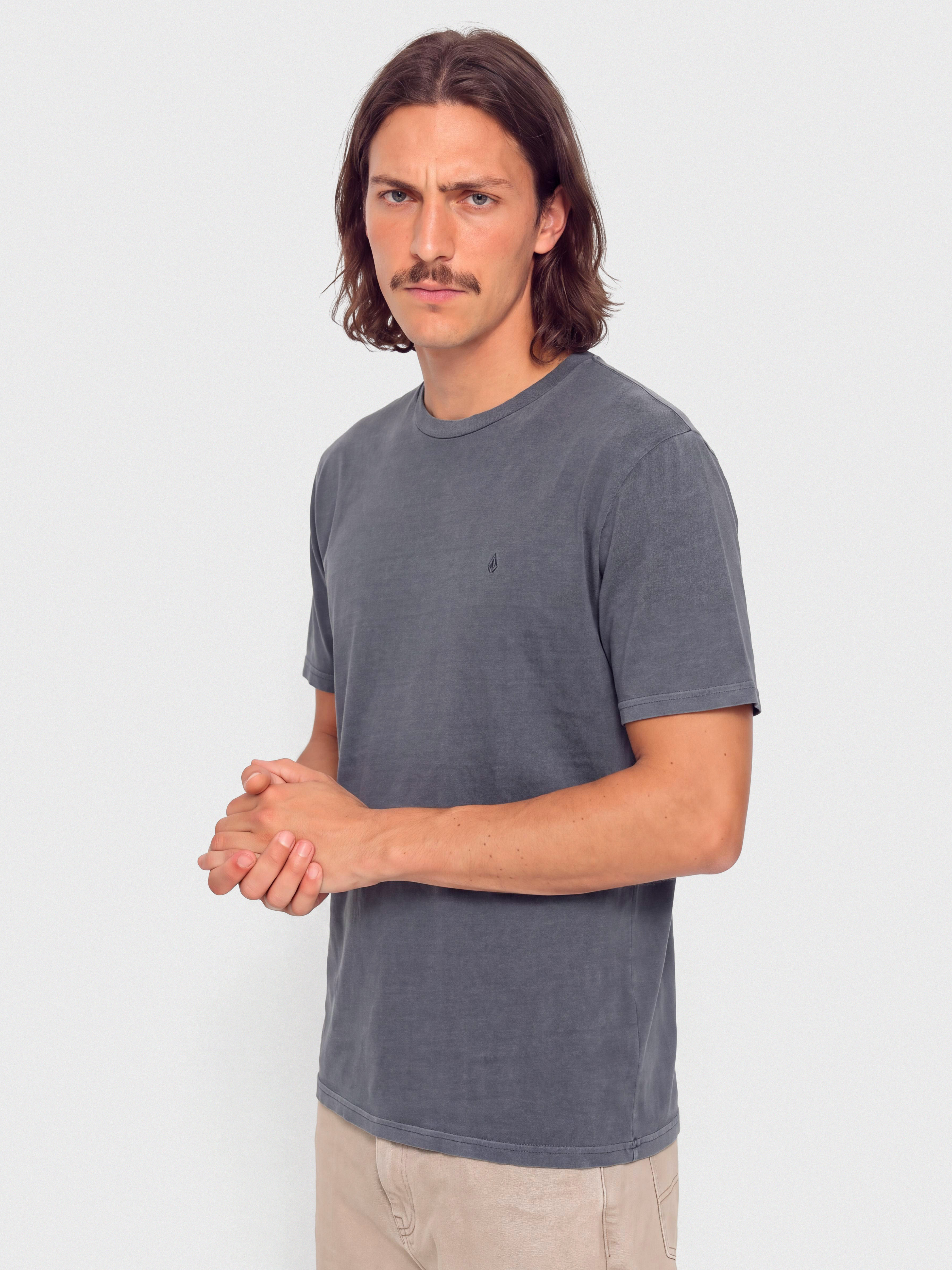 Tricou Volcom Solid Stone Emb (storm blue)