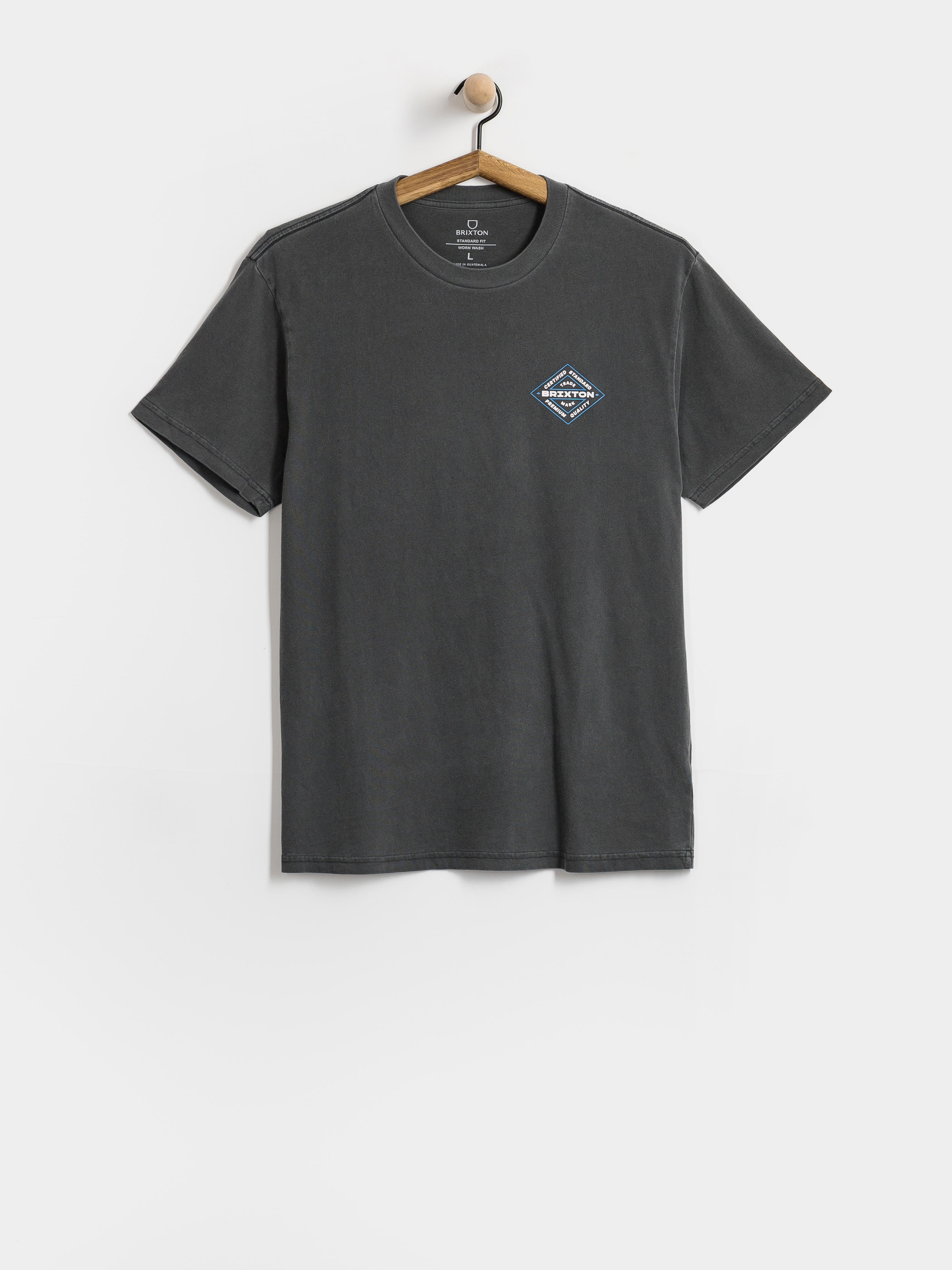 Tricou Brixton Lowry Stnd (black worn wash)