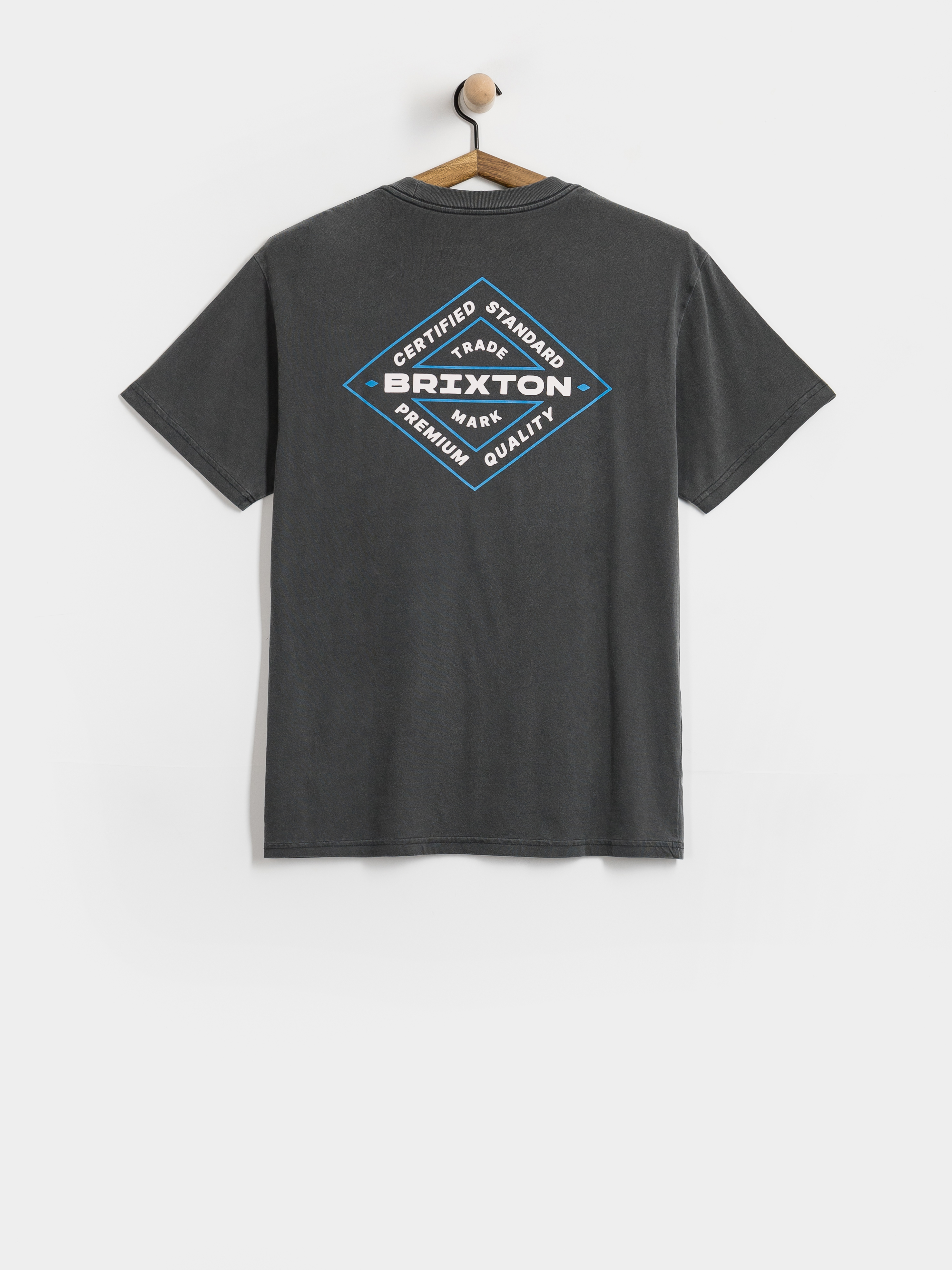 Tricou Brixton Lowry Stnd (black worn wash)
