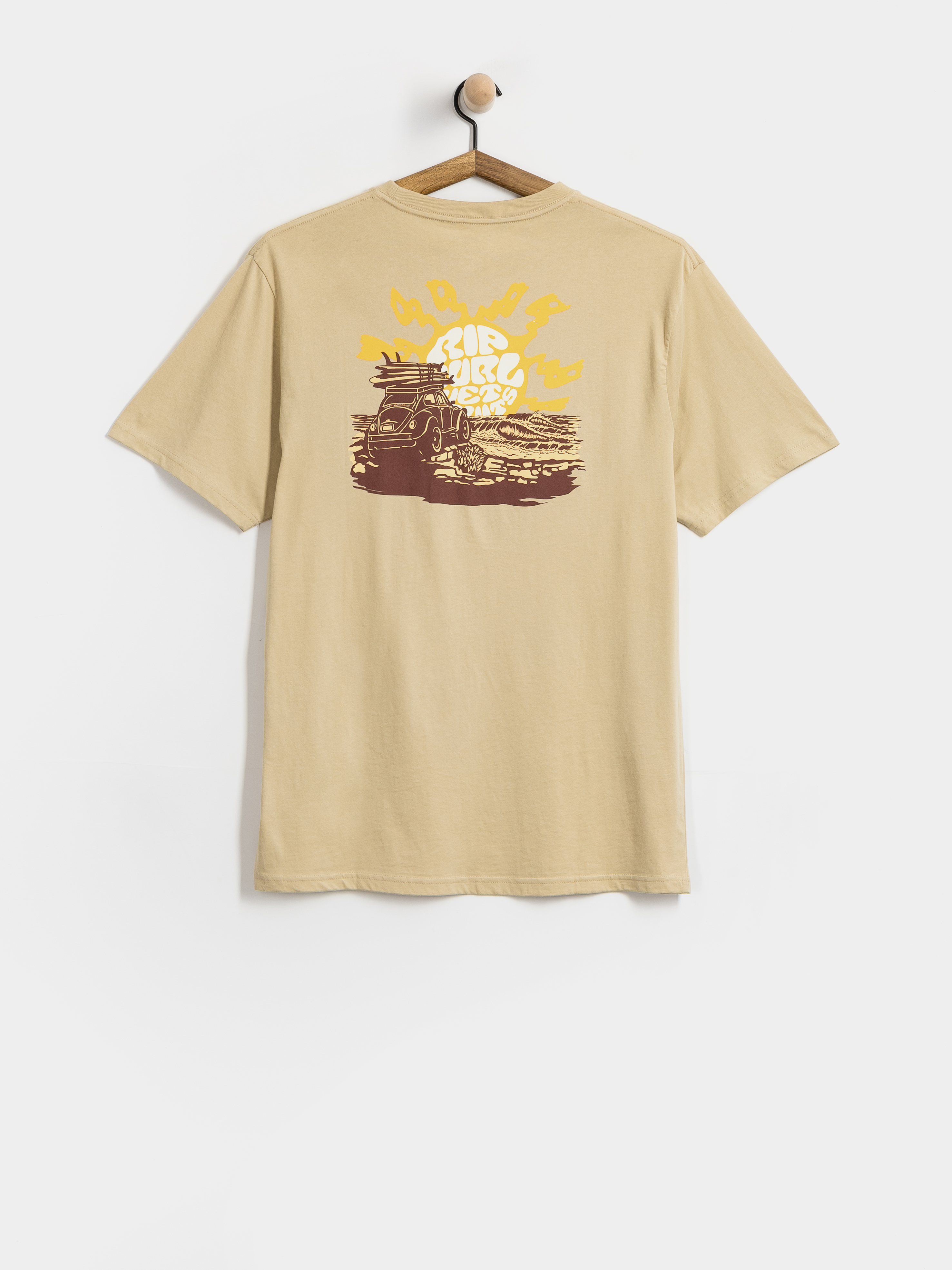 Tricou Rip Curl Surf Trip (khaki sand)