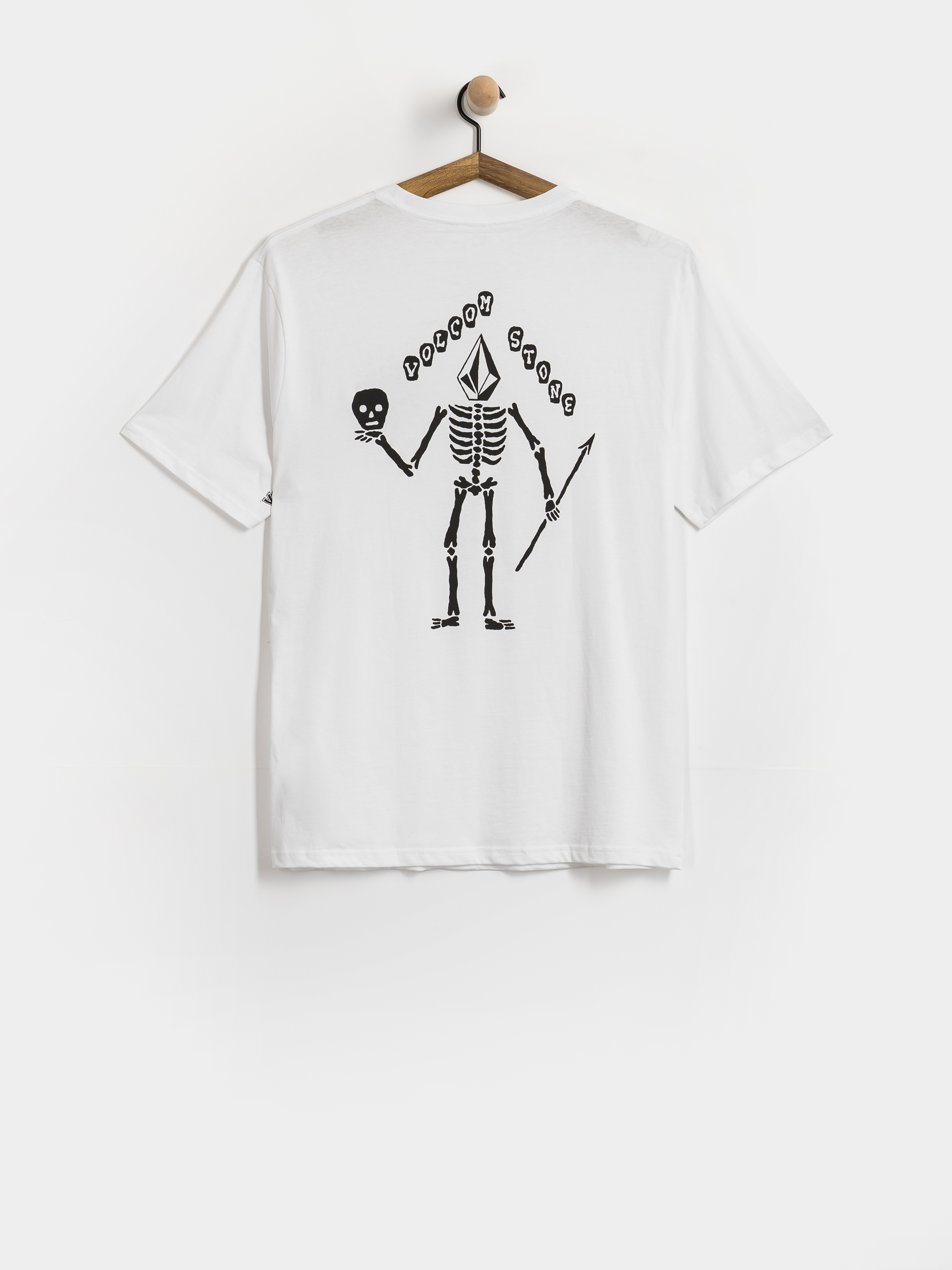 Tricou Volcom Felix Skull Bsc (white)