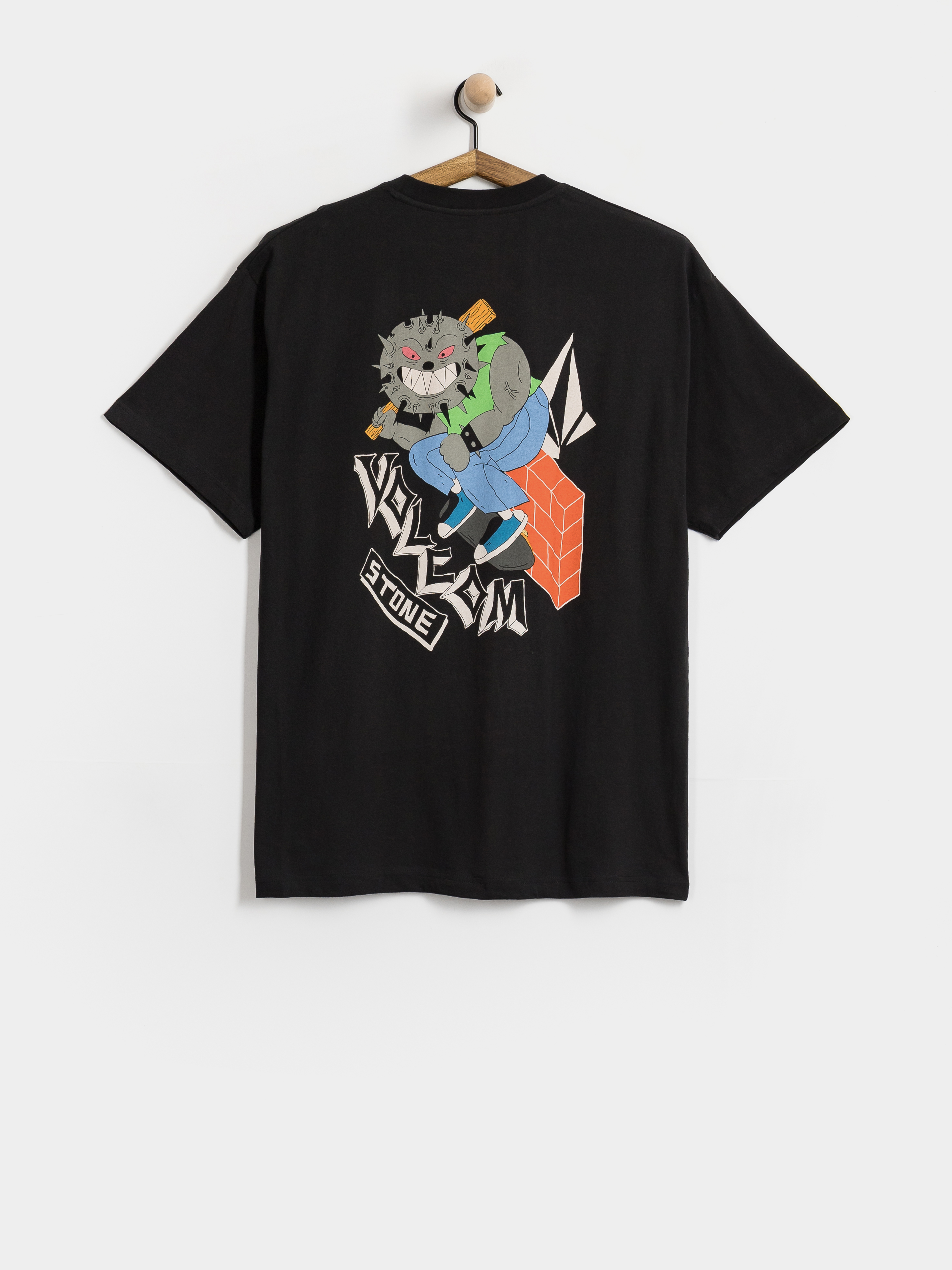 Tricou Volcom Sk8 Break Lse (black)