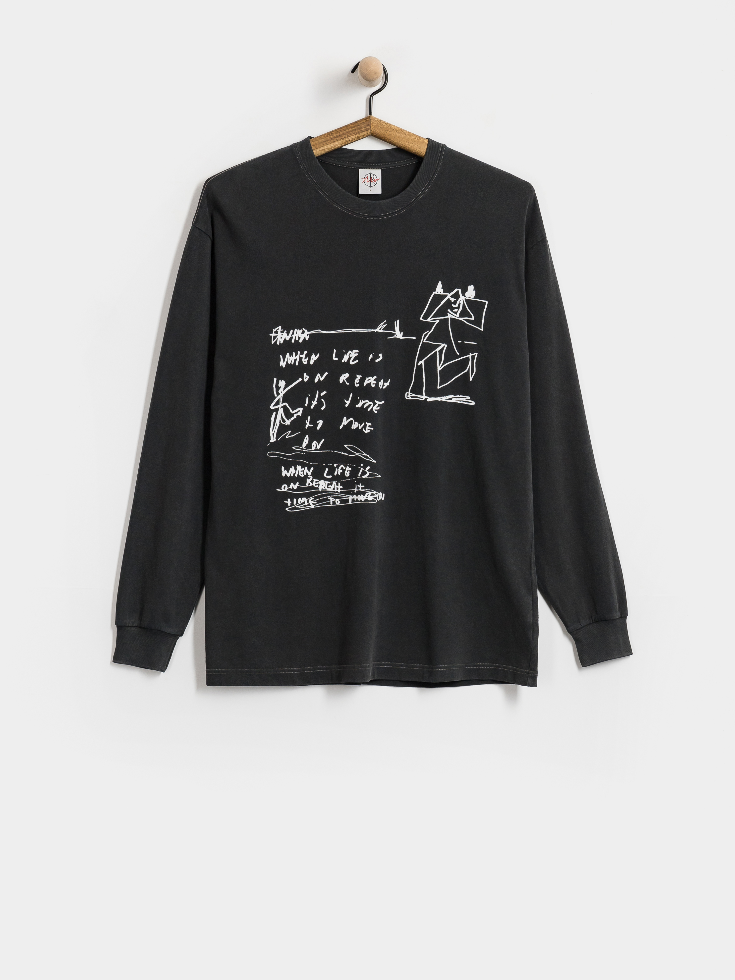 Longsleeve Polar Skate On Repeat (silver black)