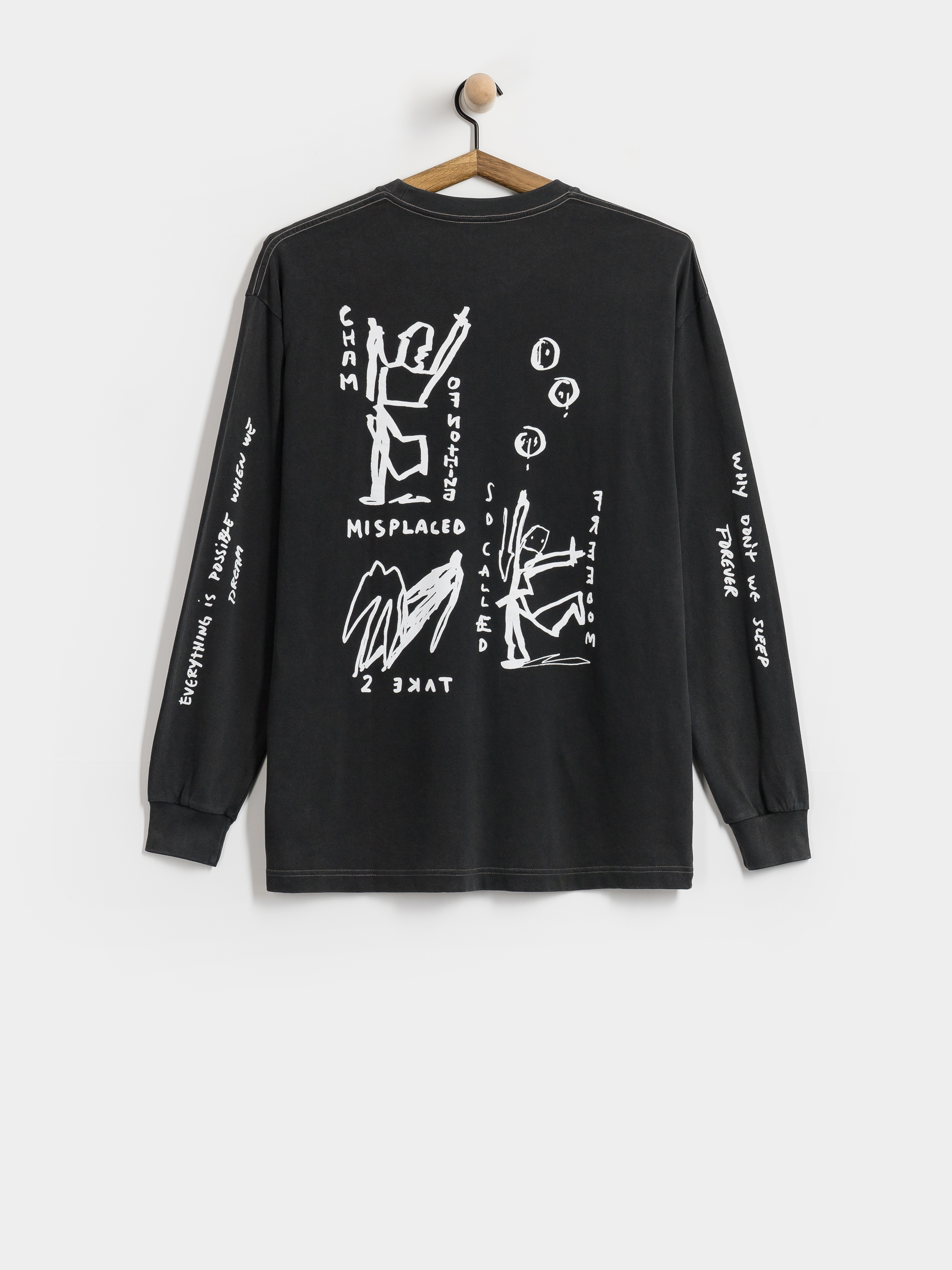 Longsleeve Polar Skate On Repeat (silver black)