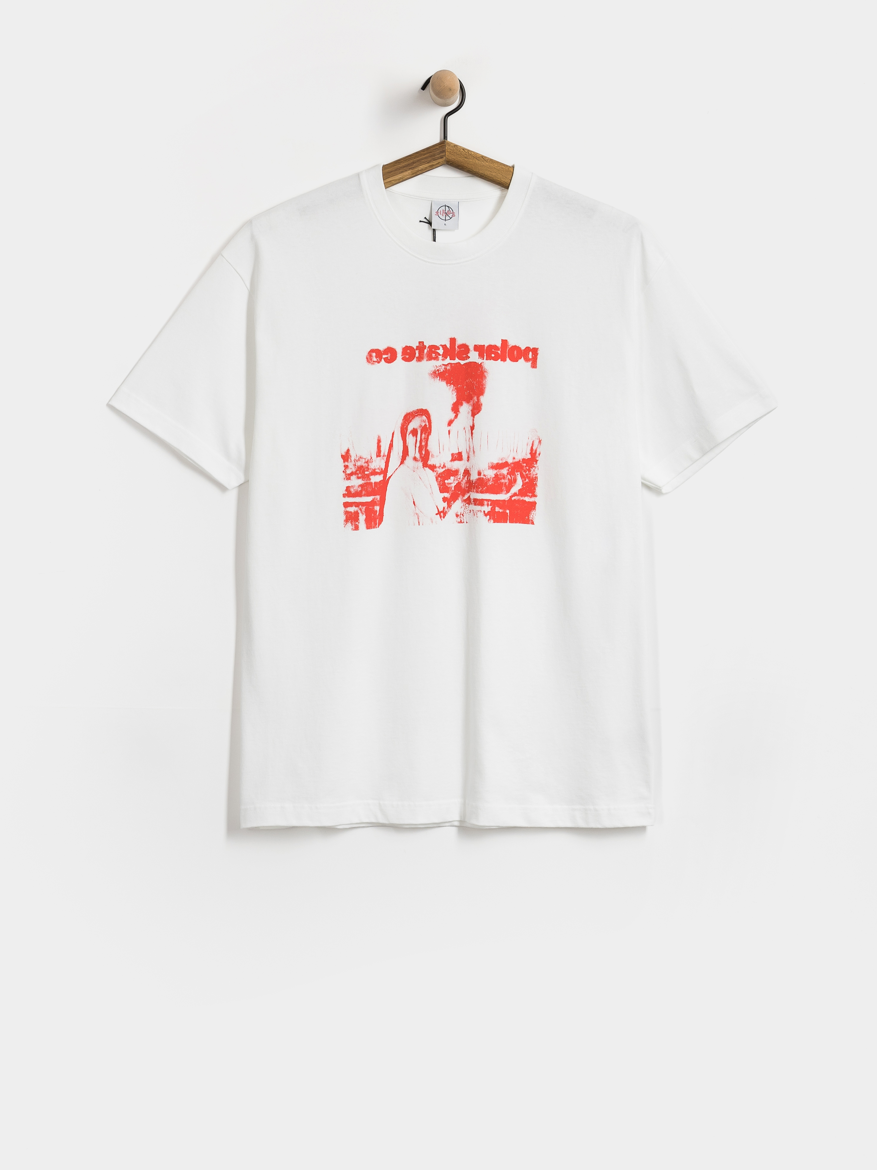 Tricou Polar Skate Apocalypse Nun (white)
