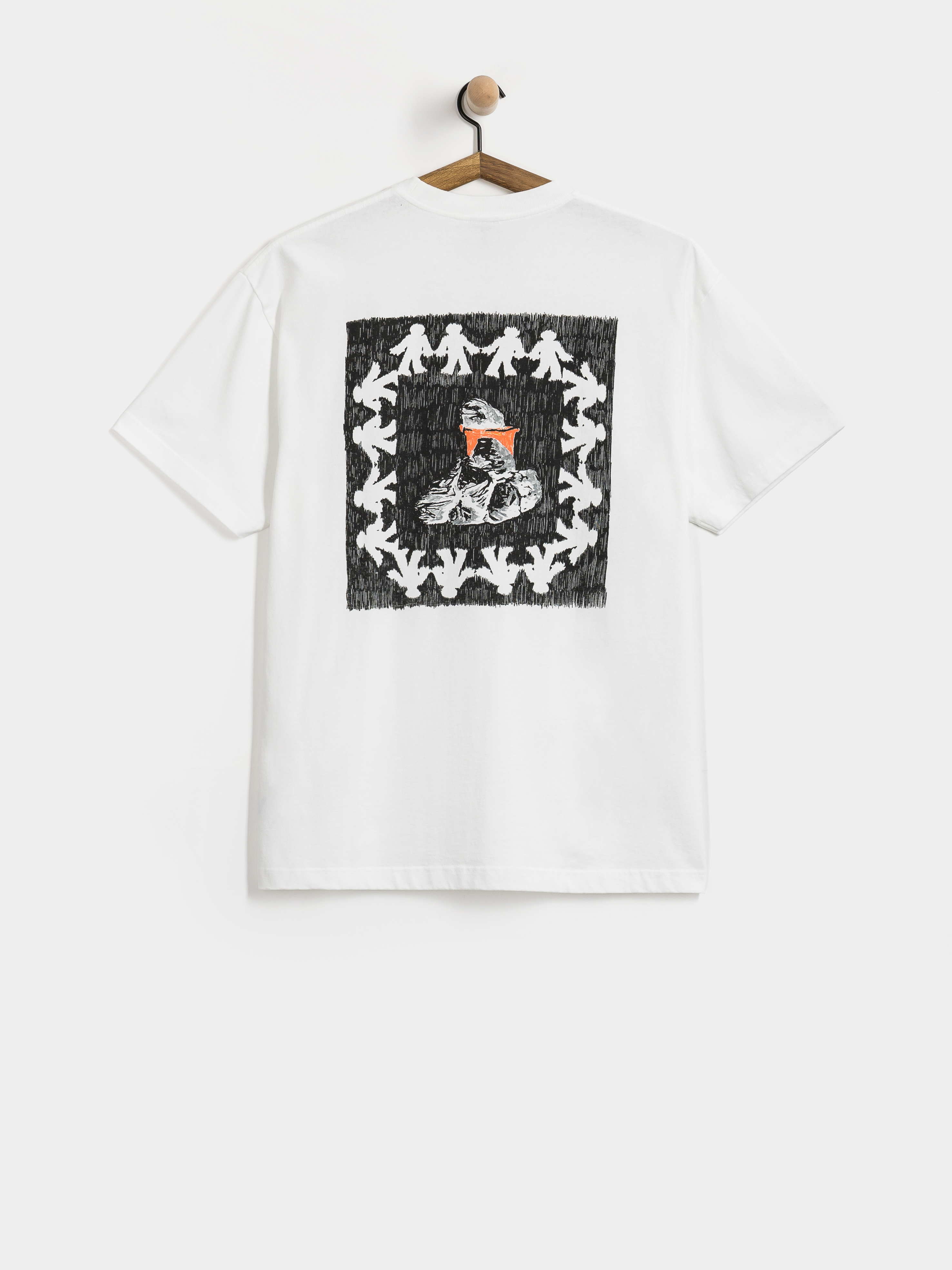 Tricou Polar Skate Trash Rite (white)
