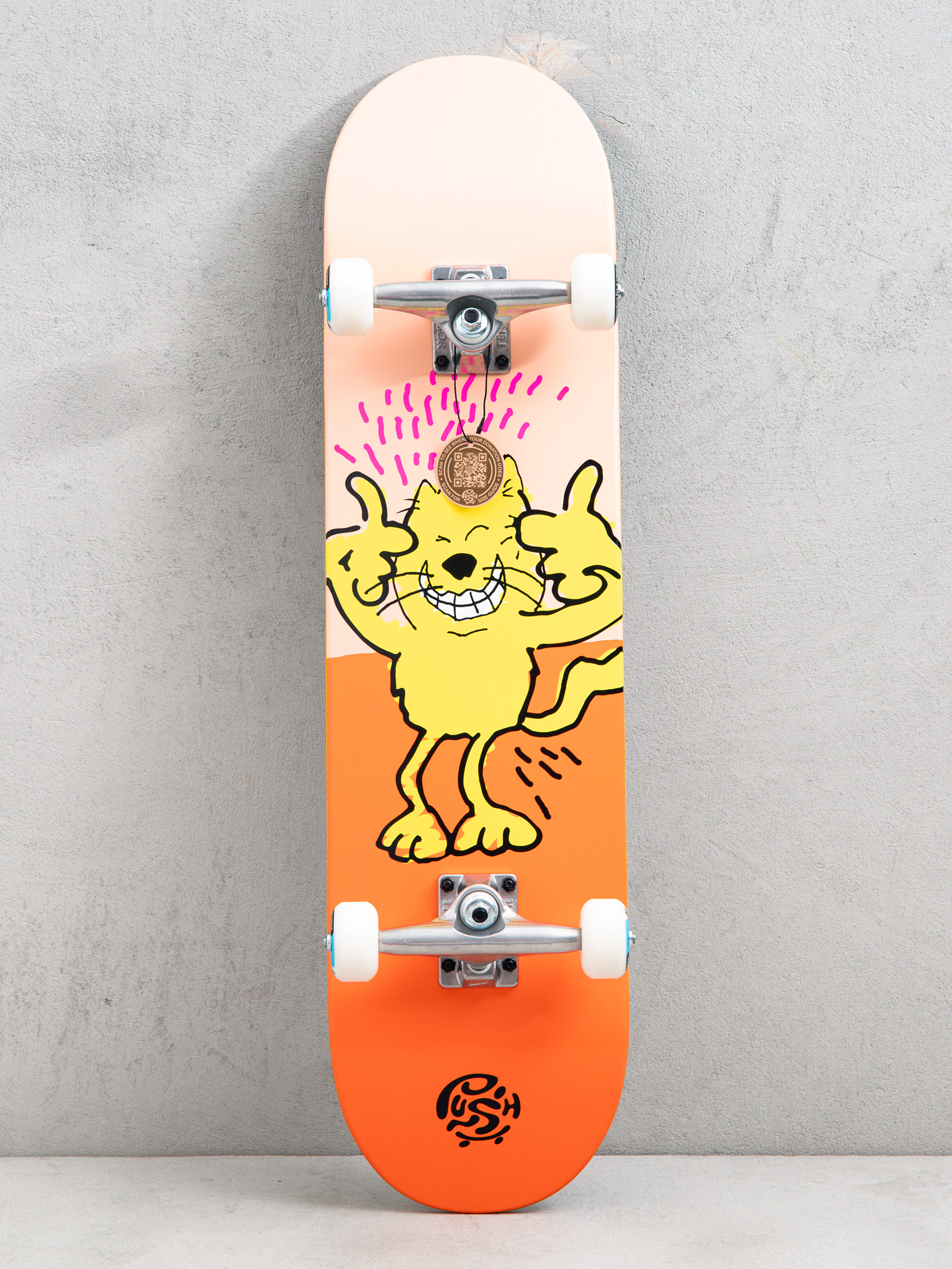 Skateboard Push Chaos Kat Fp (orange)