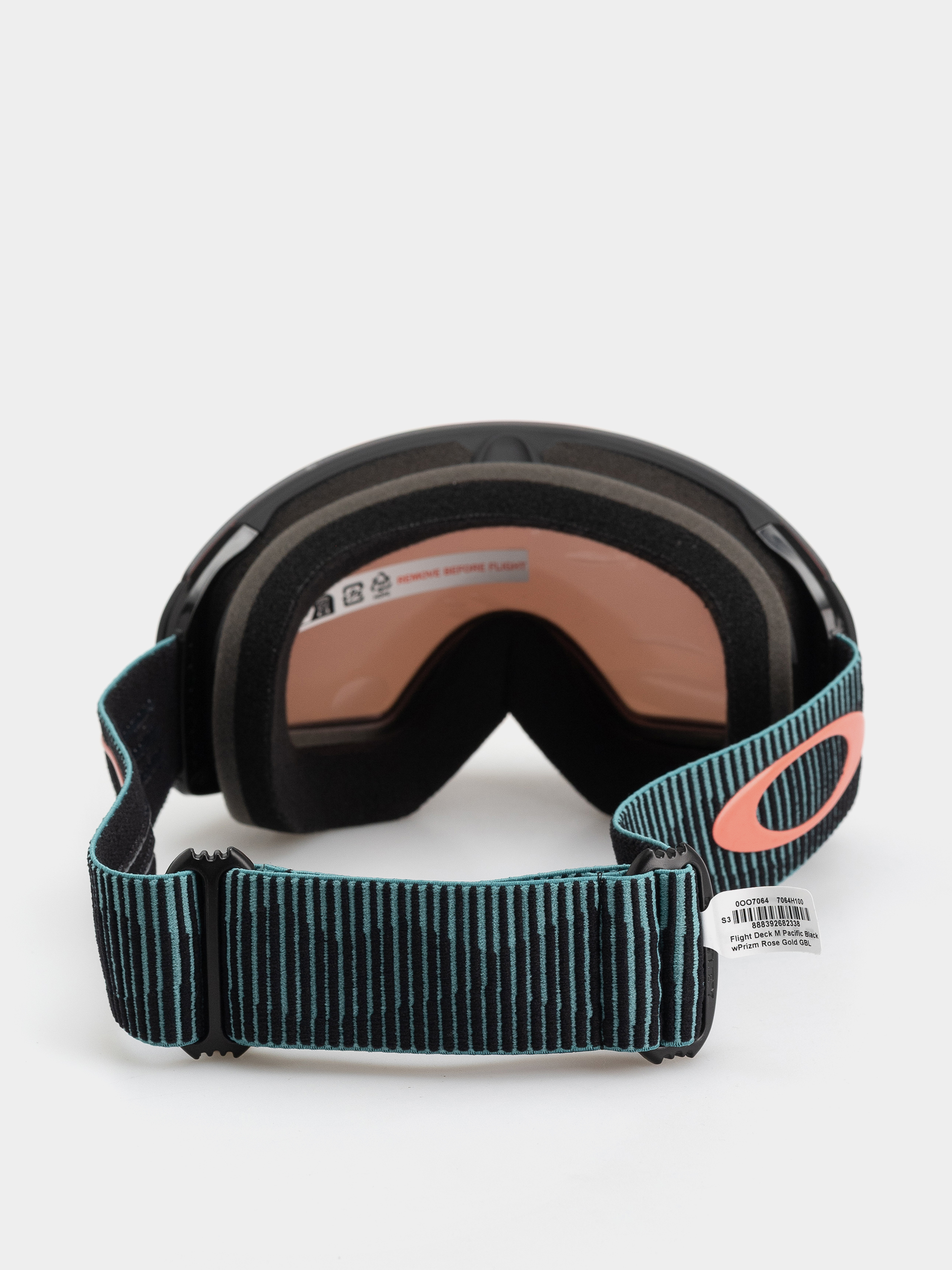 Ochelari pentru snowboard Oakley Flight Deck M (black/prizm snow rose gold iridium)