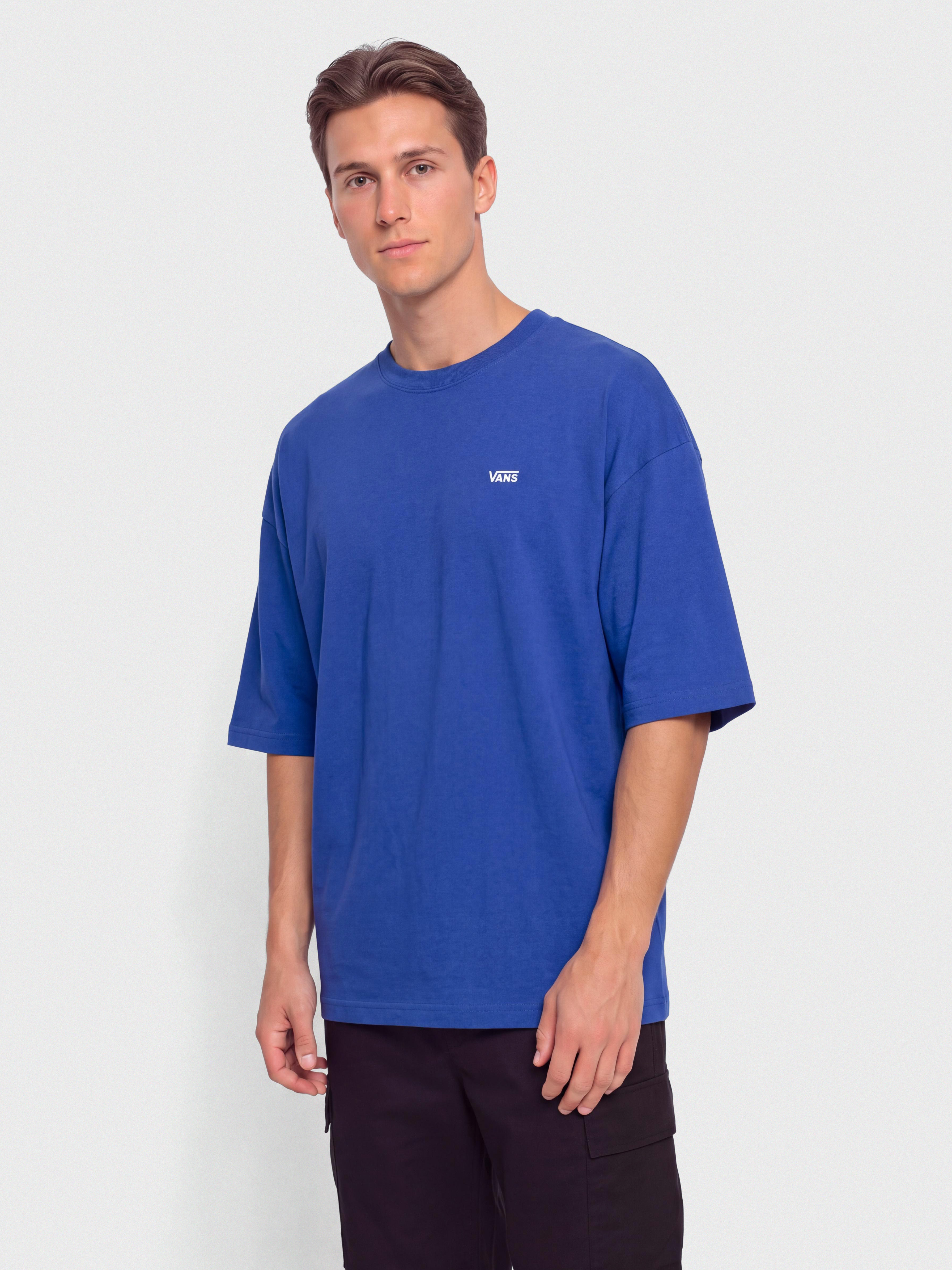 Tricou Vans Left Chest II Loose (royal cobalt)