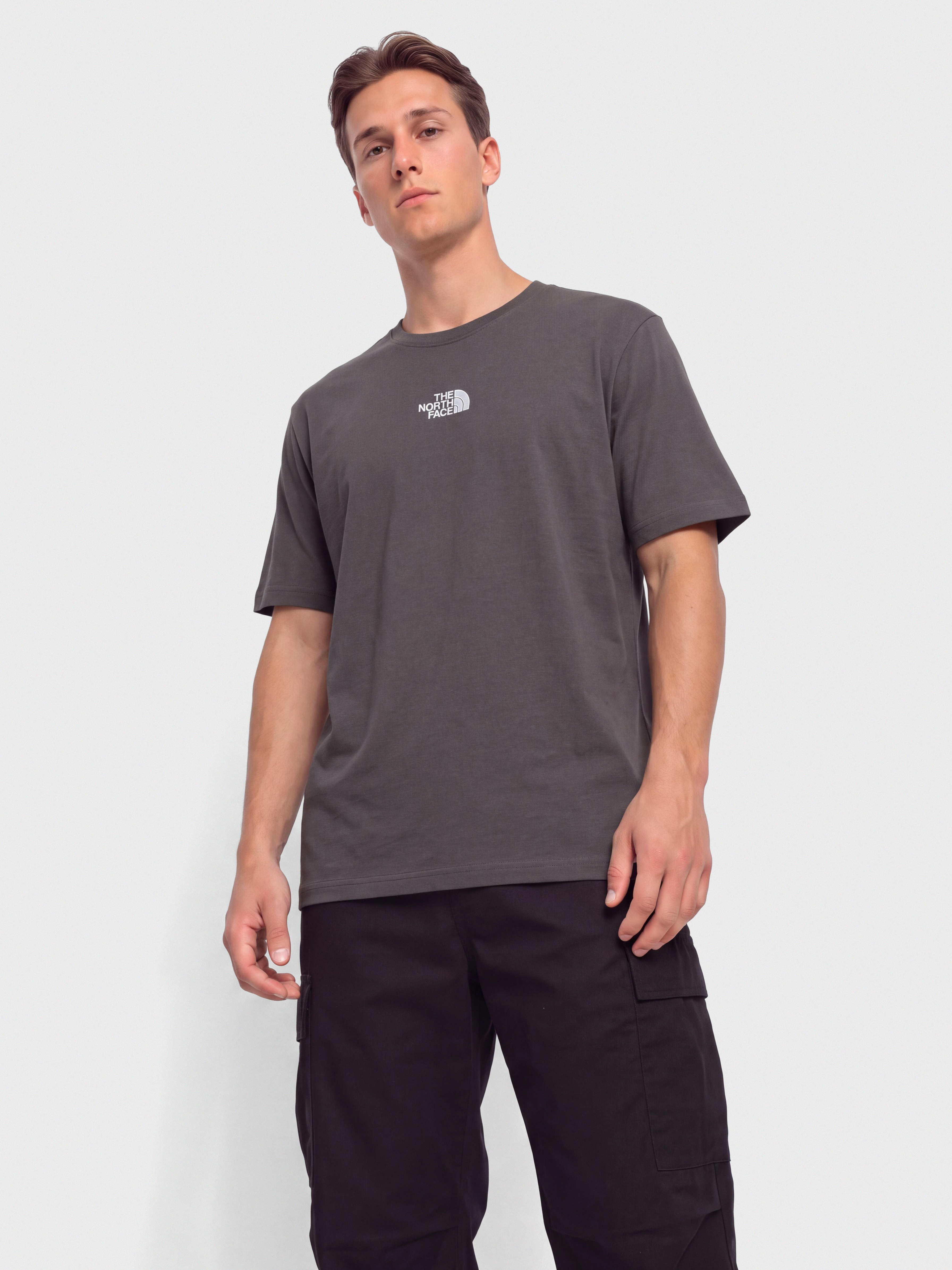 Tricou The North Face Essential Center Logo Relaxed (anthracite grey)