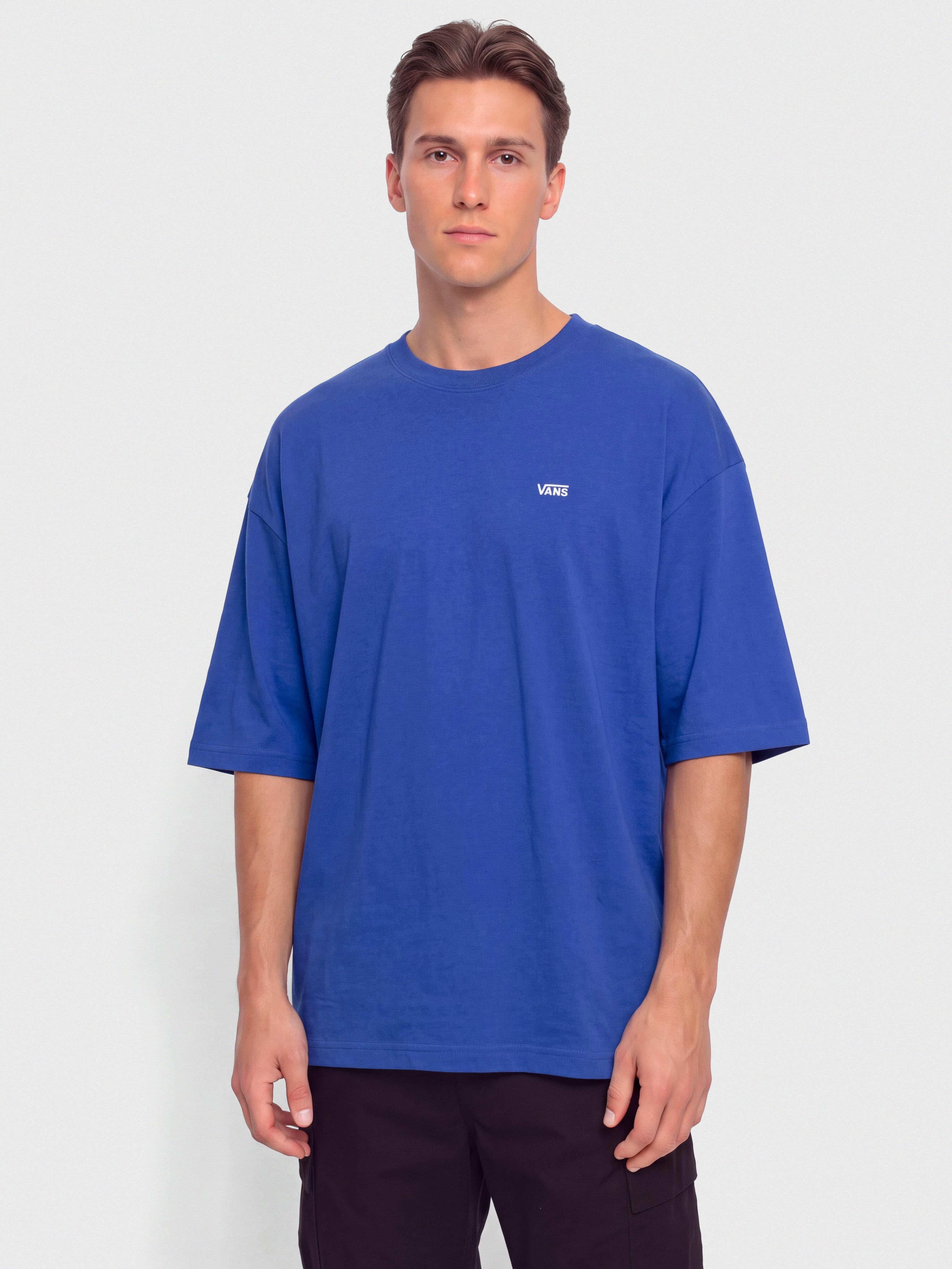 Tricou Vans Left Chest II Loose (royal cobalt)