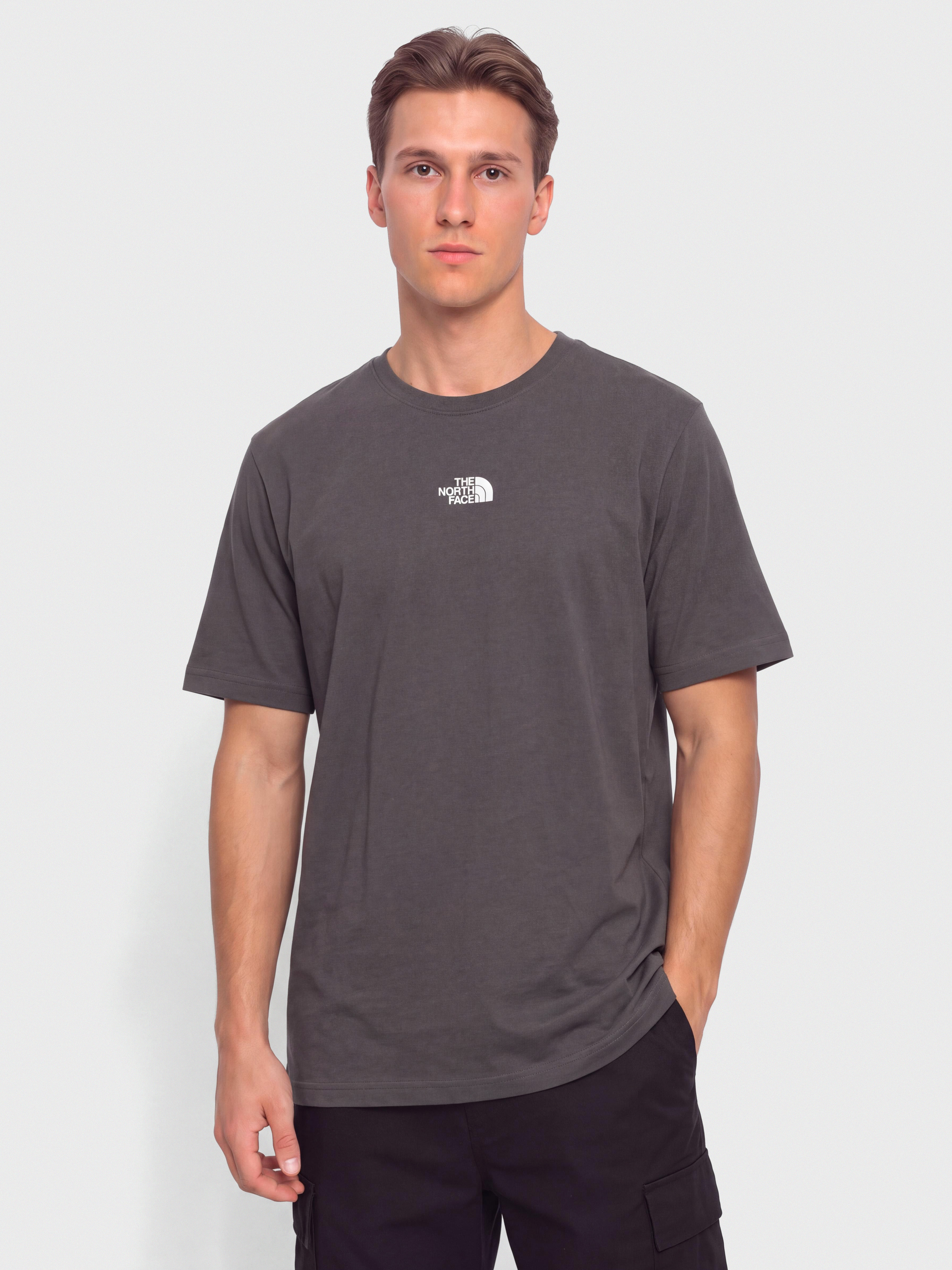 Tricou The North Face Essential Center Logo Relaxed (anthracite grey)
