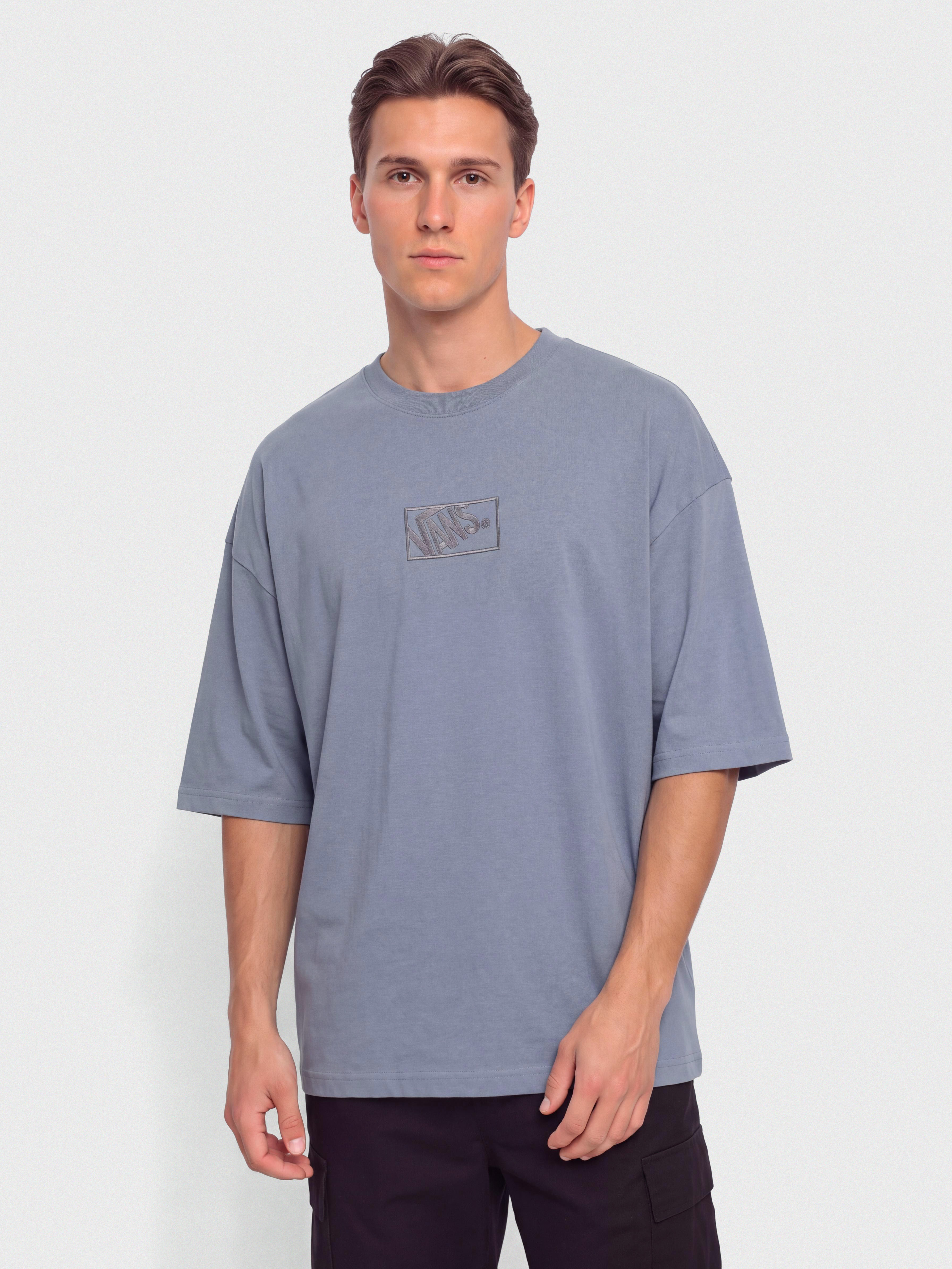 Tricou Vans Blocked Box Loose (glacial slate)