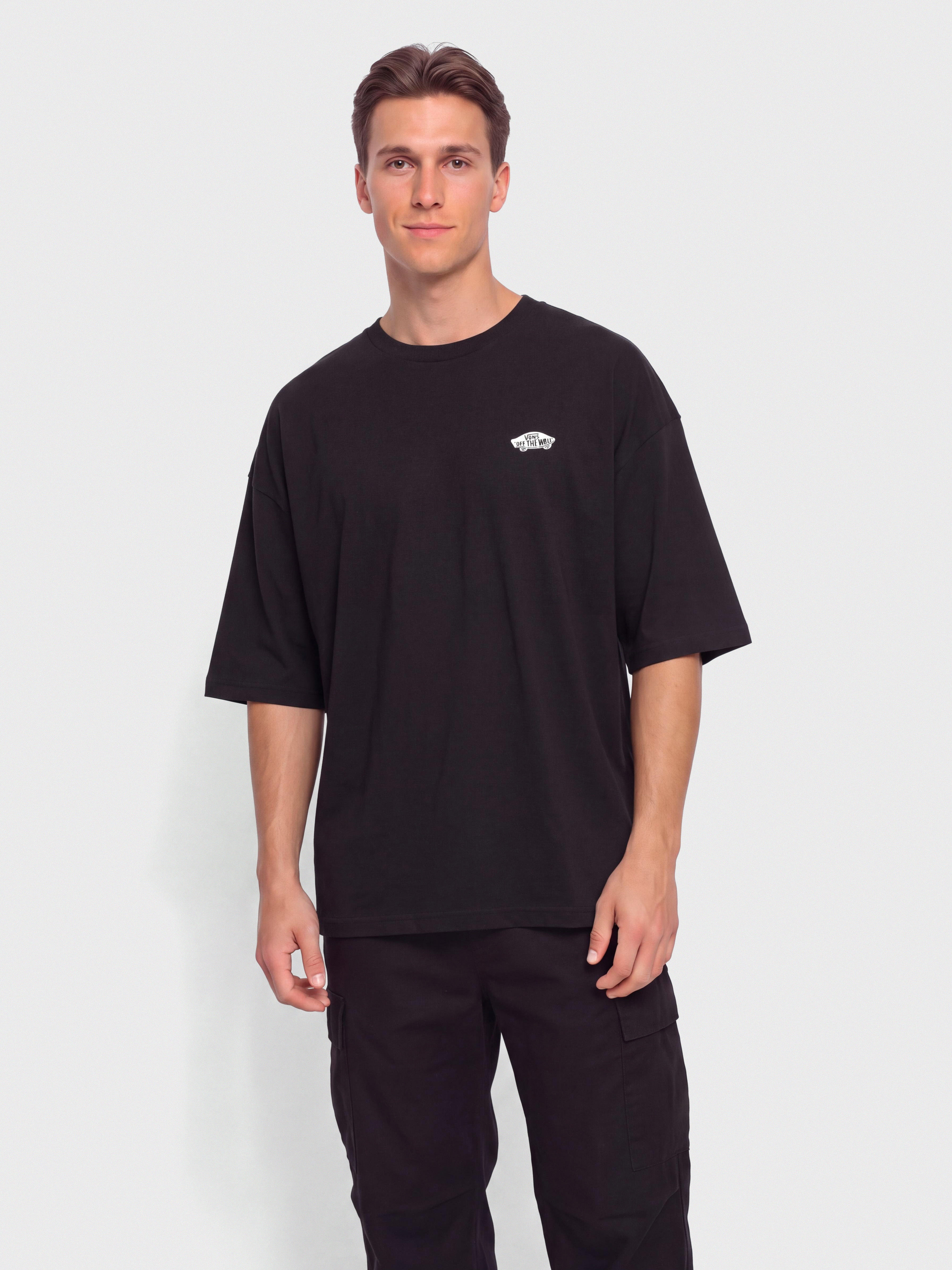Tricou Vans Style 76 II Loose (black/white)