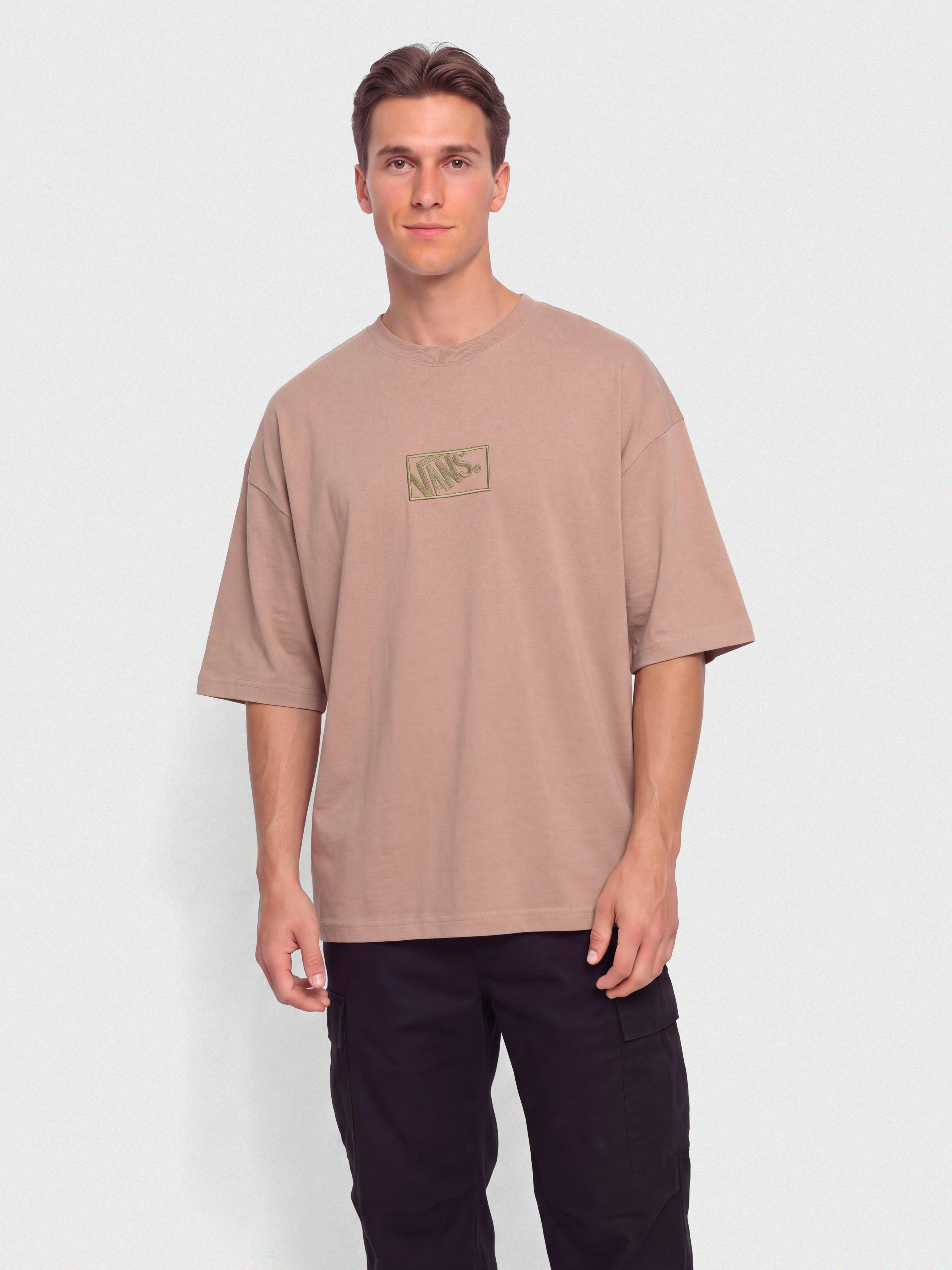 Tricou Vans Blocked Box Loose (warm taupe)