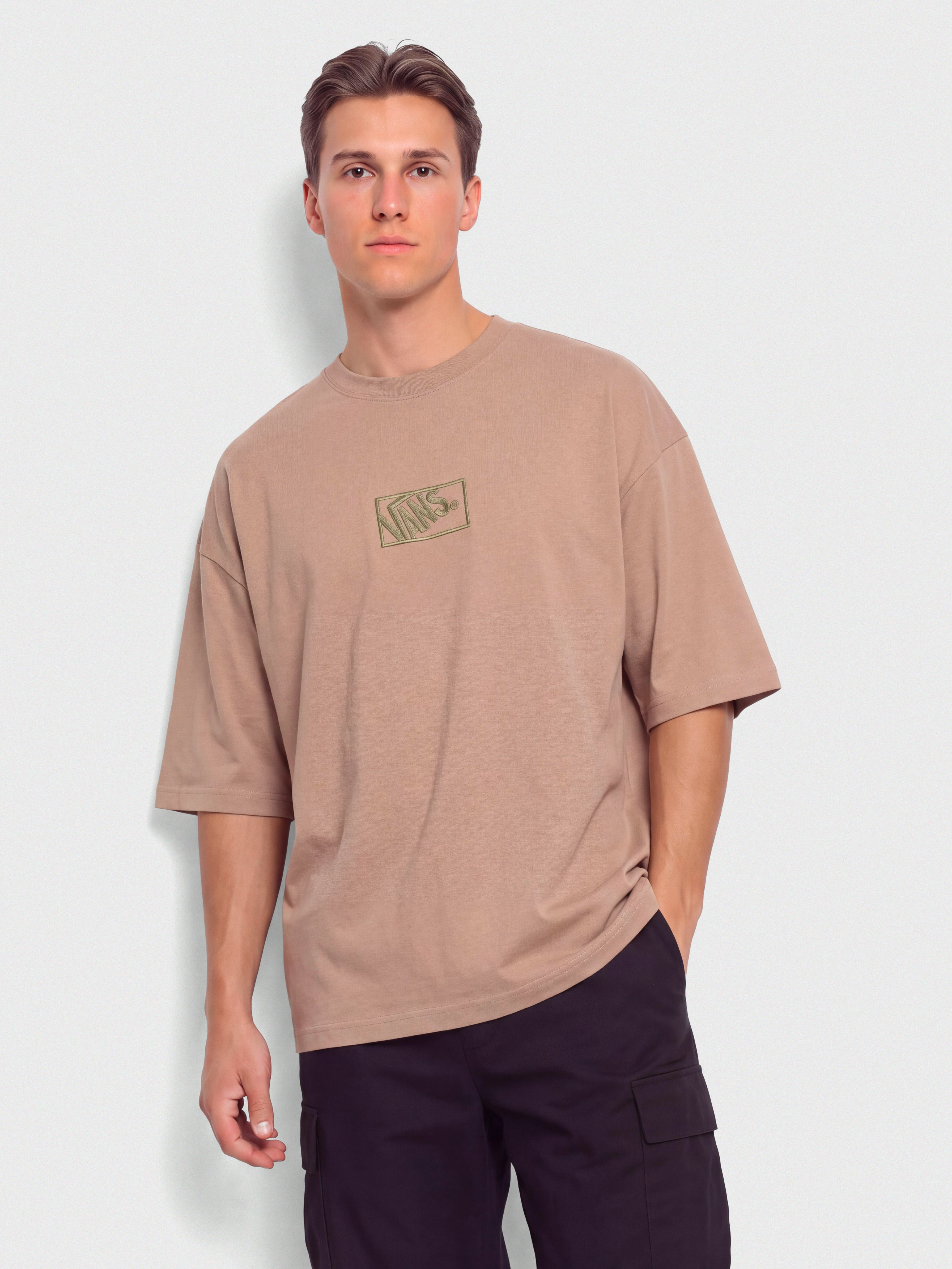 Tricou Vans Blocked Box Loose (warm taupe)