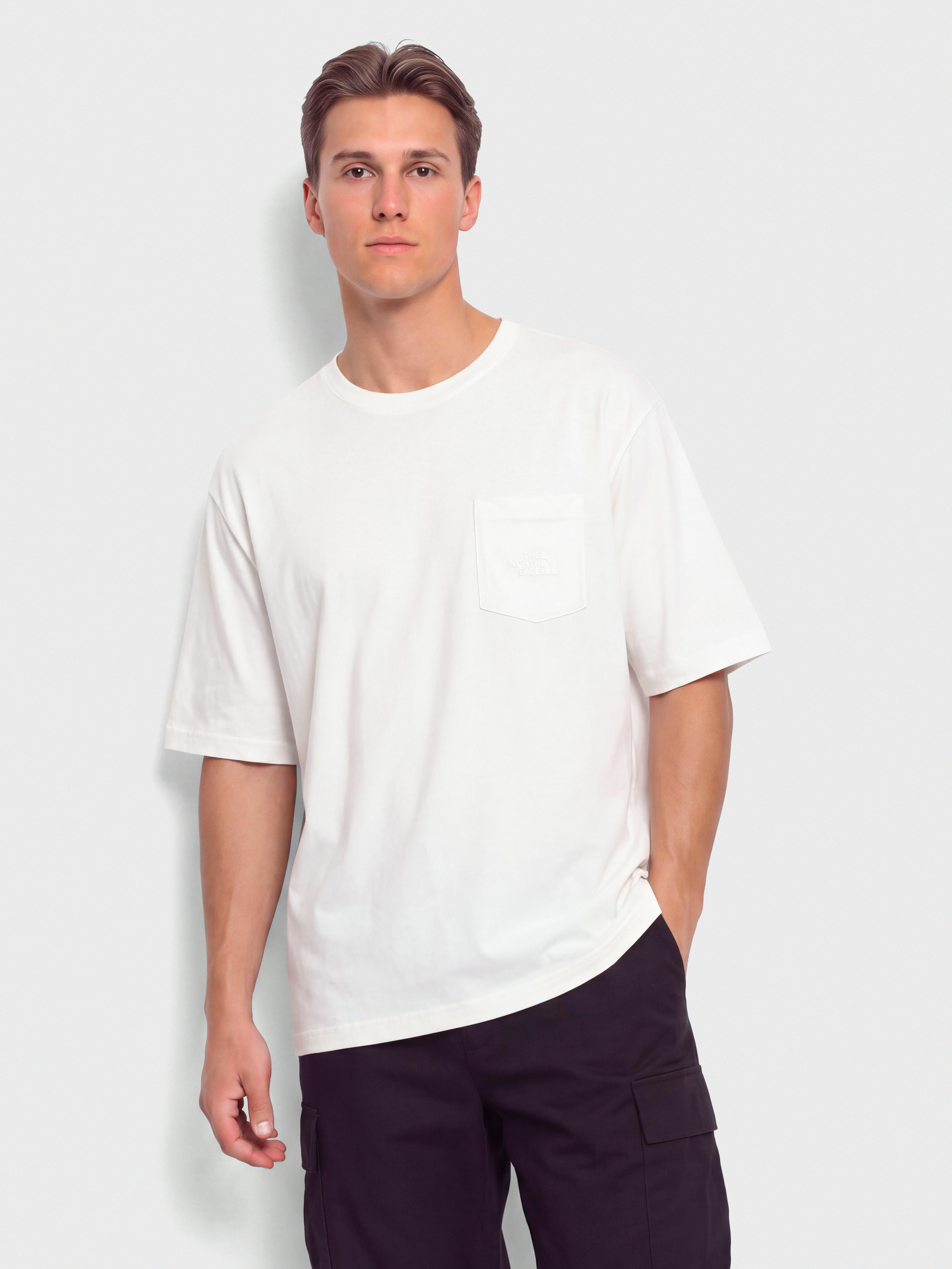 Tricou The North Face Dome Relaxed Pocket (tnf white)