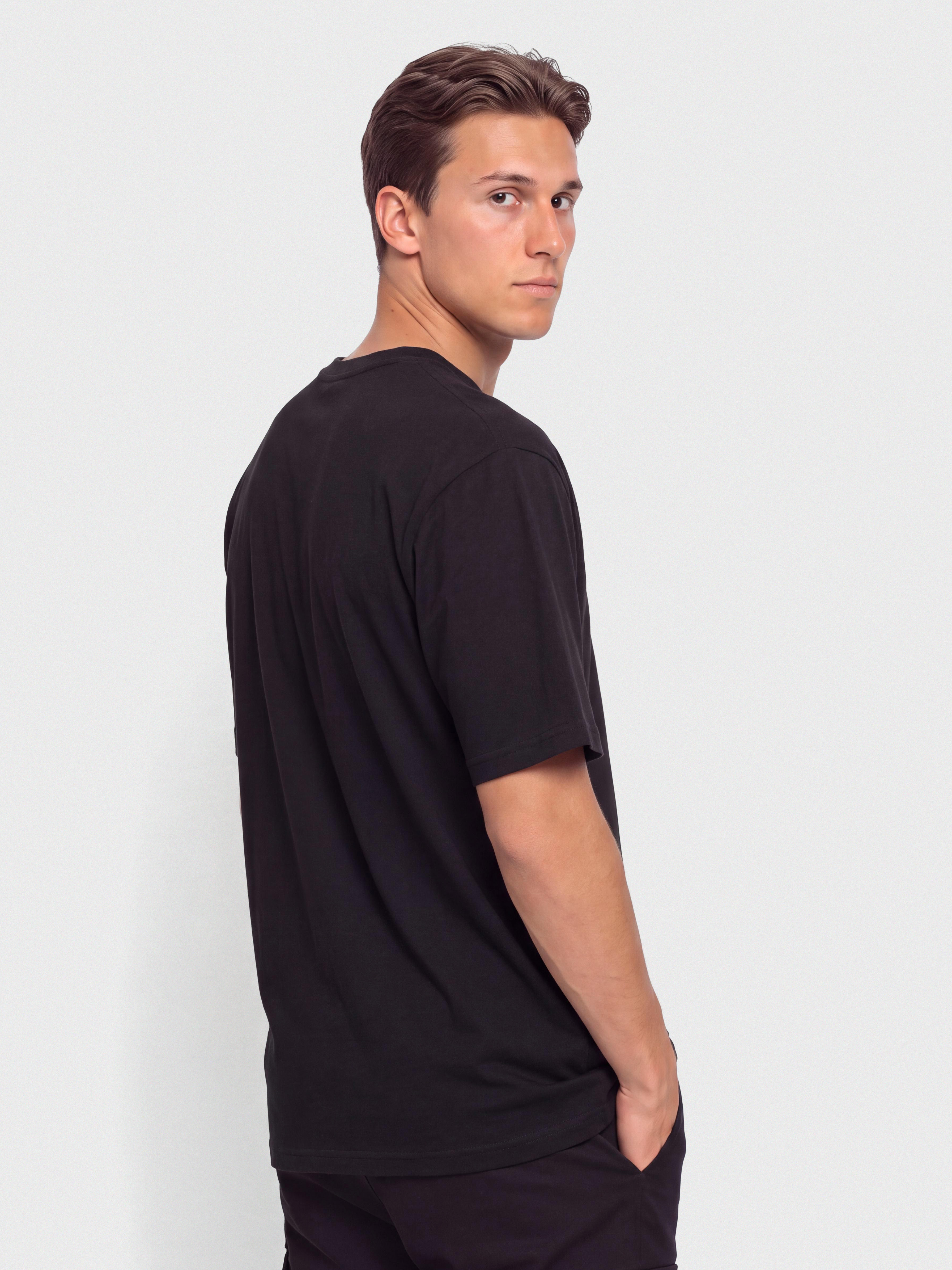 Tricou Vans Left Chest II Loose (black)