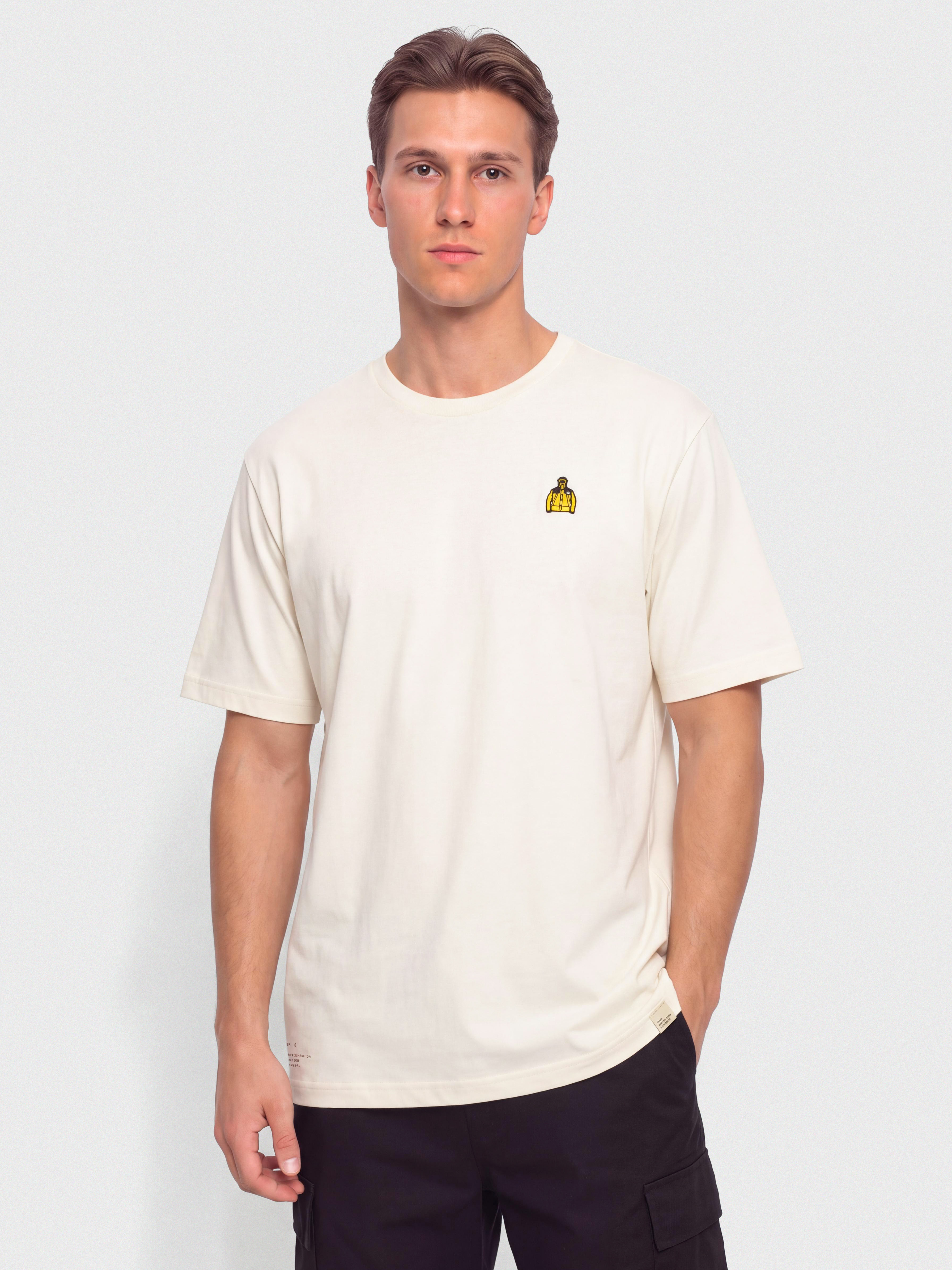 Tricou The North Face Icon Mountain Relaxed (white dune)