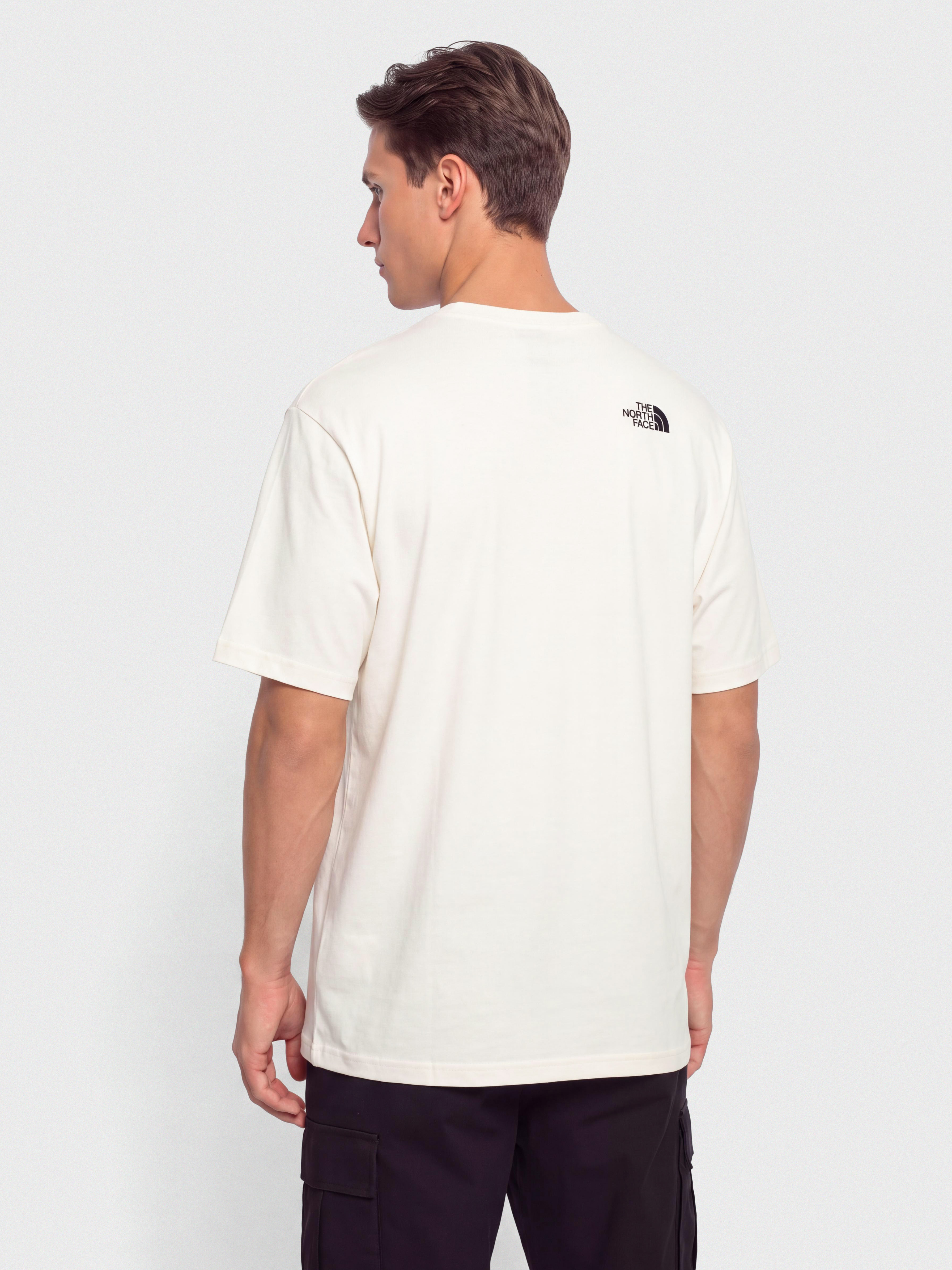 Tricou The North Face Icon Mountain Relaxed (white dune)
