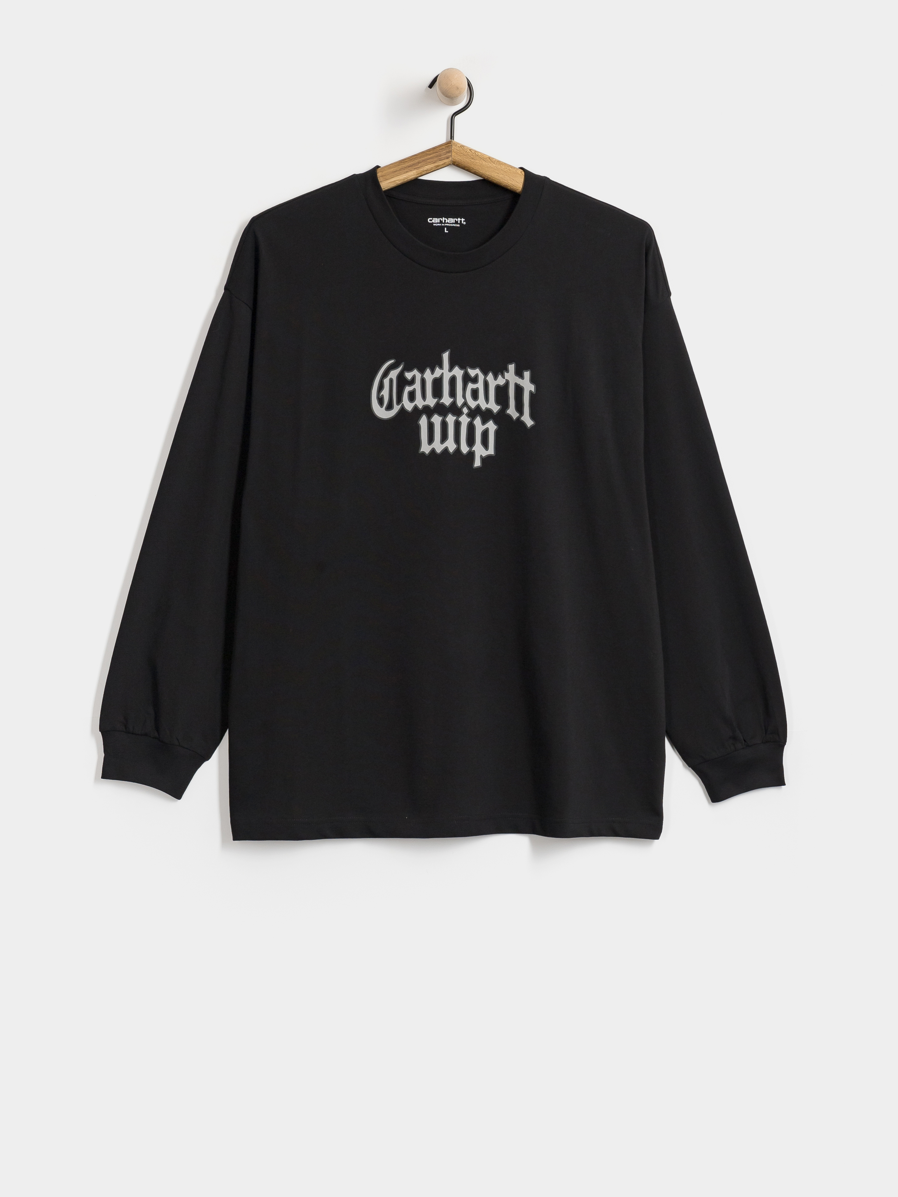 Longsleeve Carhartt WIP Blackletter (black)