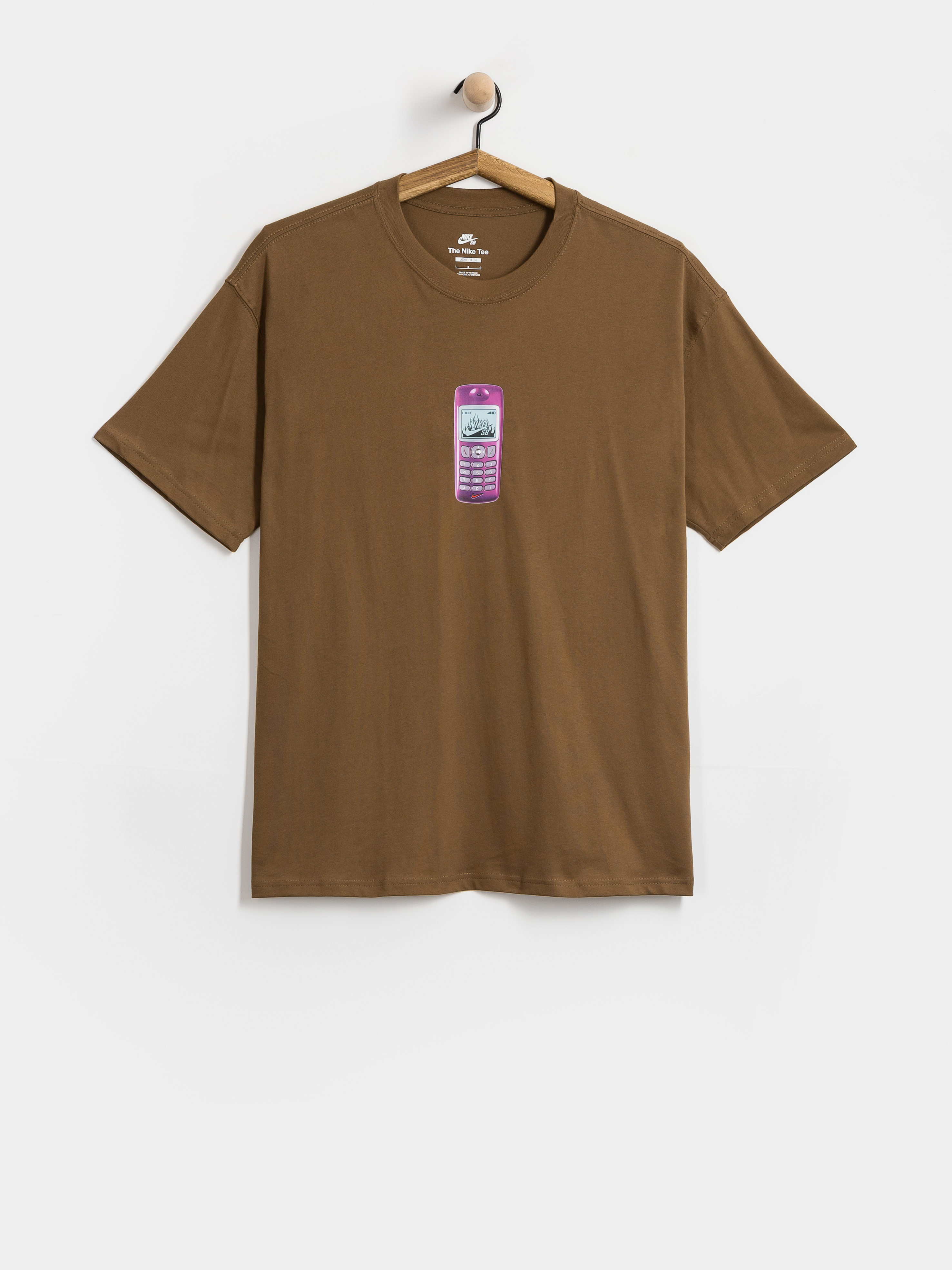 Tricou Nike SB Phone (mosswood brown)