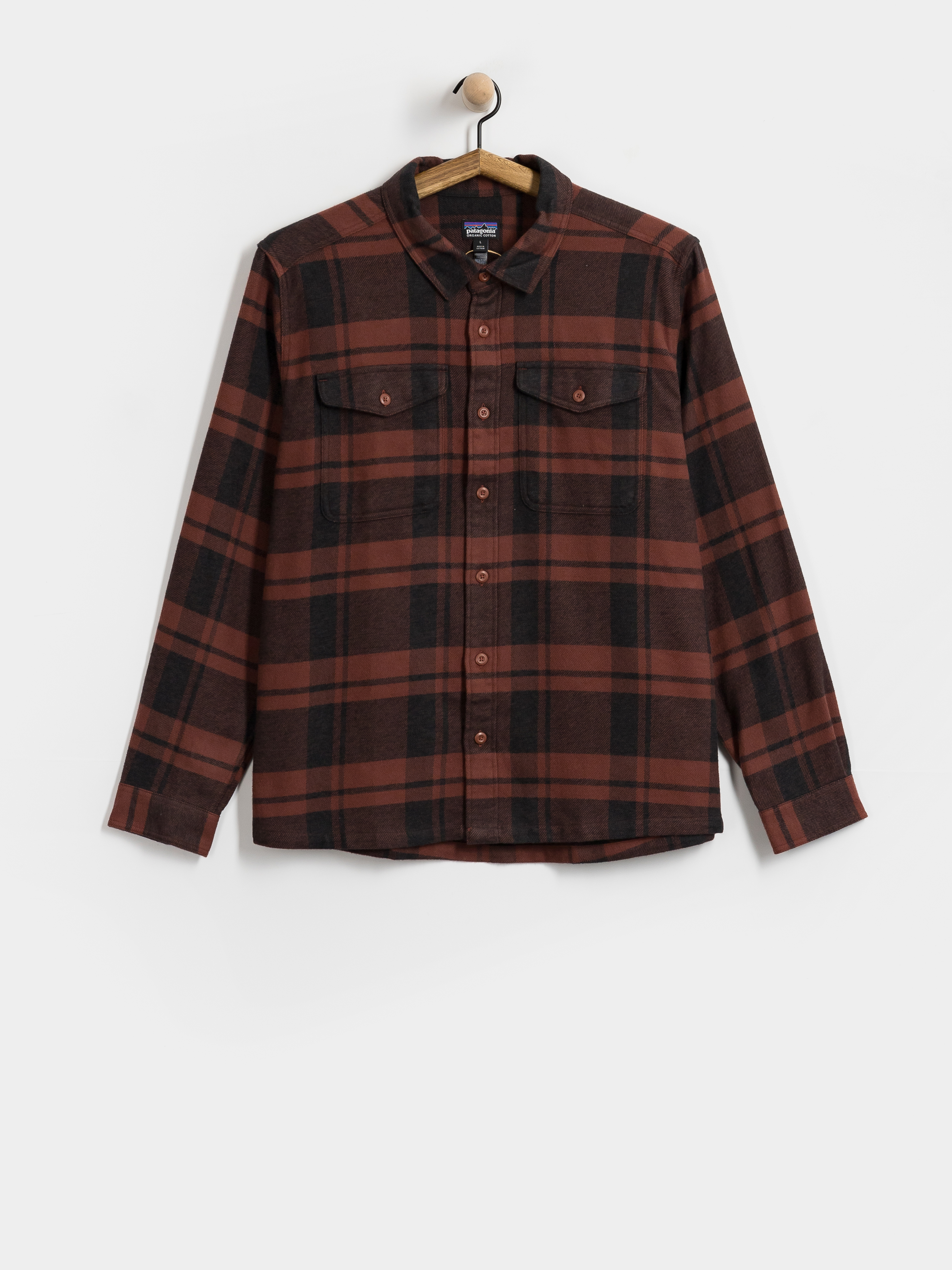 Cămașă Patagonia Fjord Flannel (powder rusty red)