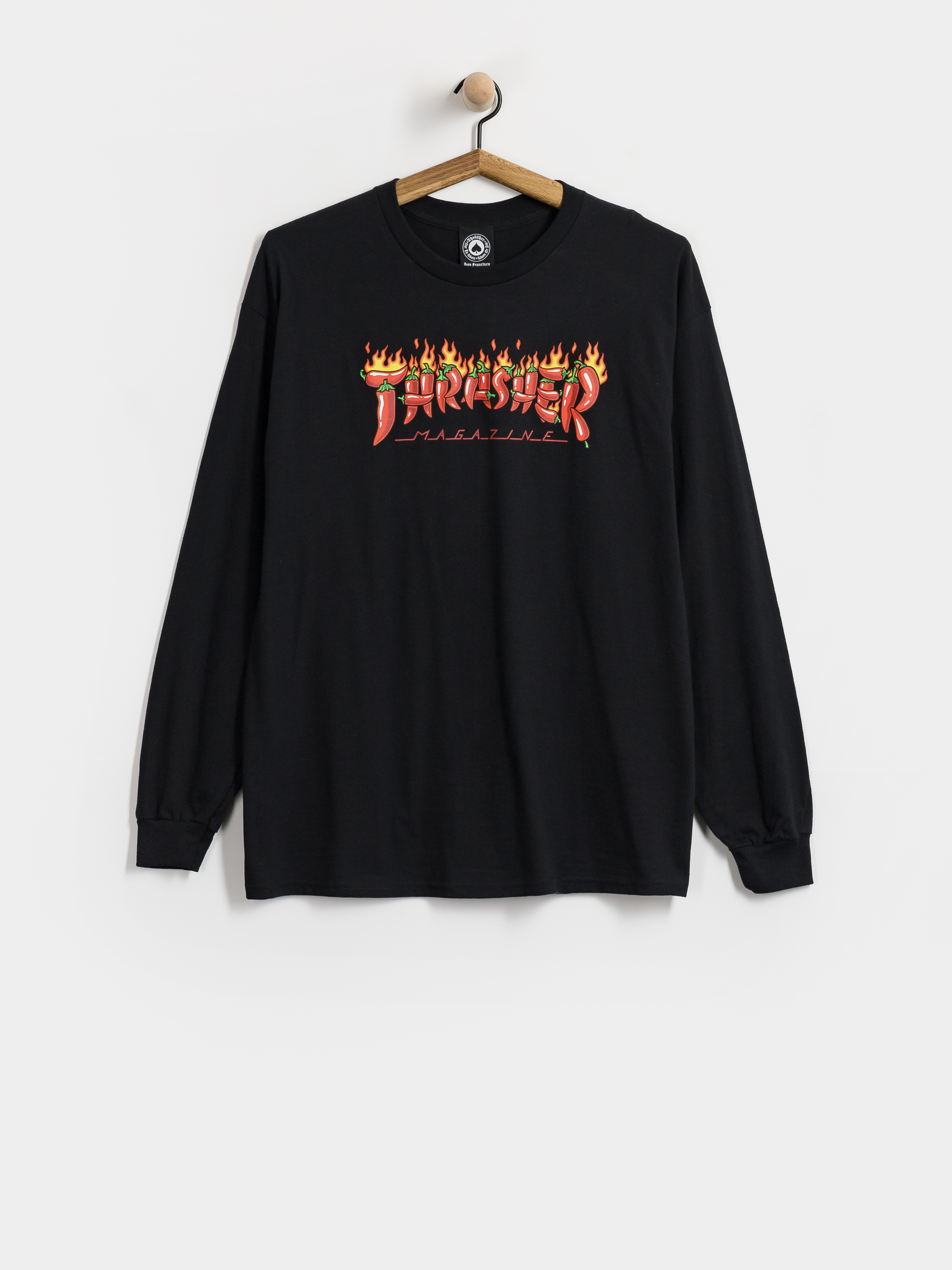 Longsleeve Thrasher Fuego Longsleeve (black)